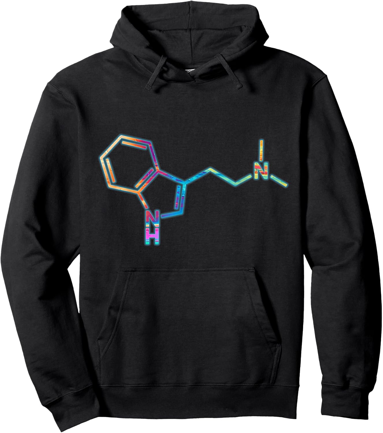 Spiritual DMT Molecule for Psychedelic Art Lovers Hoodie - Hoodie | Black