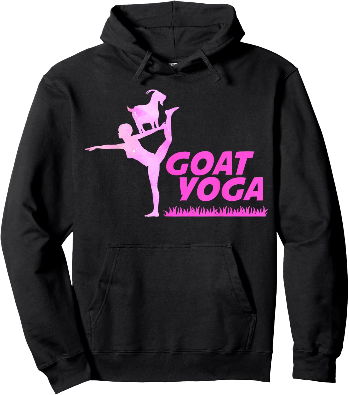 Goat Yoga Hoodie - Hoodie | Black
