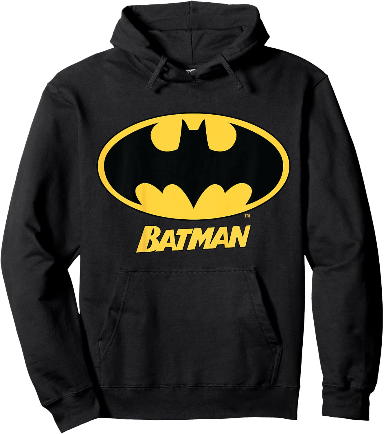 DC Kids Batman Logo Name Hoodie - Hoodie | Black