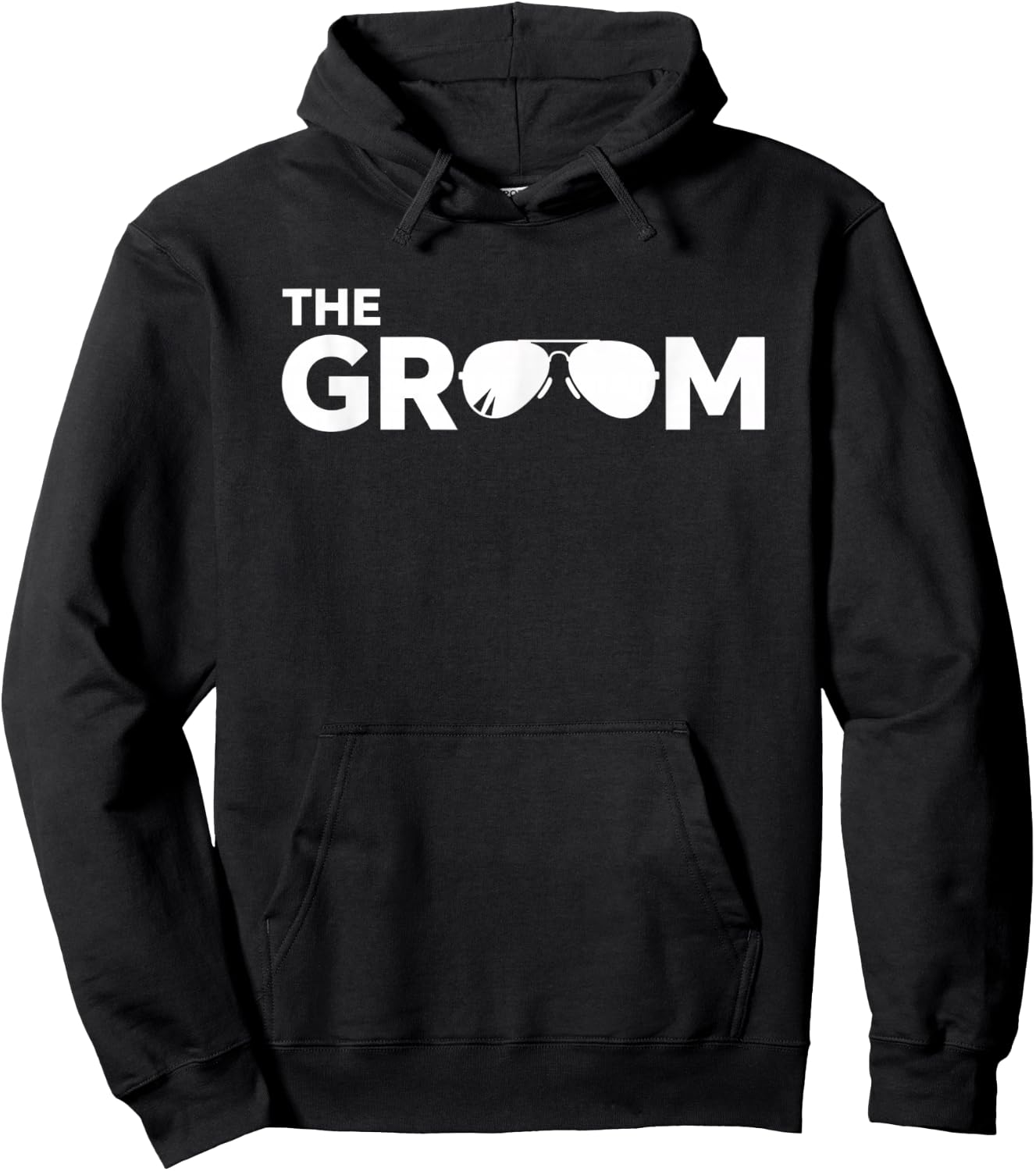 The Groom Sunglasses Bachelor Party Groom Wedding Hoodie - Hoodie | Black