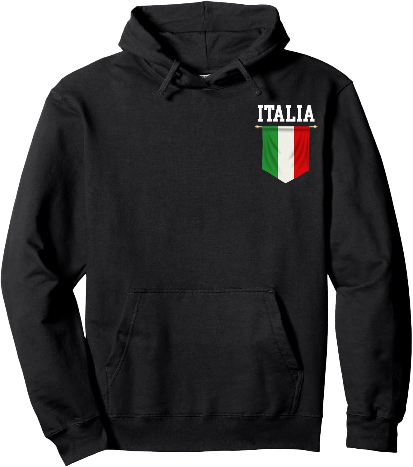 Italia Flag Italy Italian Italiano Family Men Women Kids Hoodie - Hoodie | Black