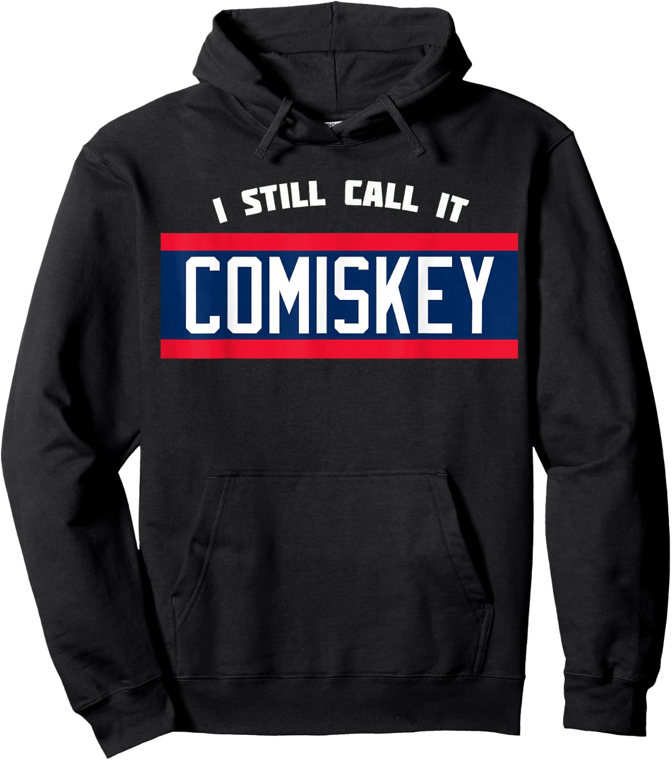 Retro Baseball 80's Throwback Style-I Still Call It Comiskey Hoodie - Hoodie | Black