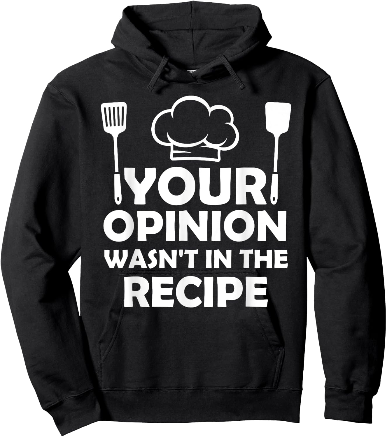 Funny Chef Art Men Women Cook Pastry Chef Cooking Food Life Hoodie - Hoodie | Black
