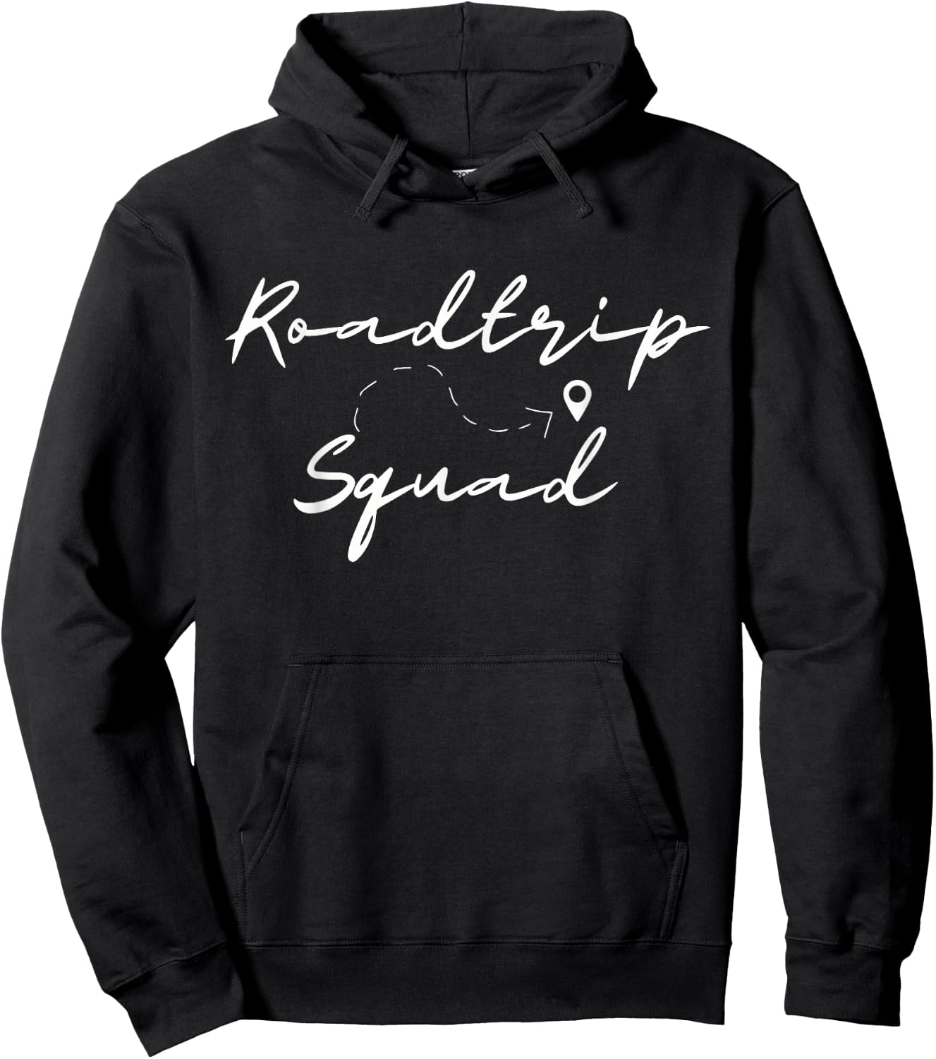 Road Trip Squad 2026 Map Family Friend Cousin Winter Break Hoodie - Hoodie | Black