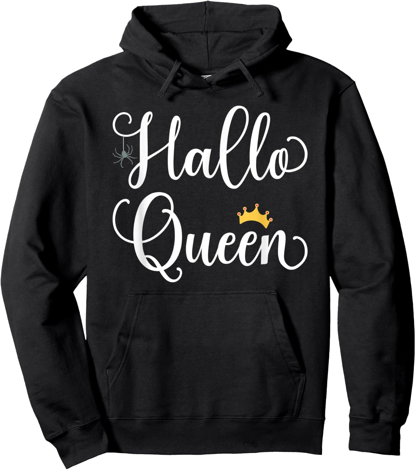 HalloQueen Costume Hallo Queen Funny Halloween Girls Women Hoodie - Hoodie | Black