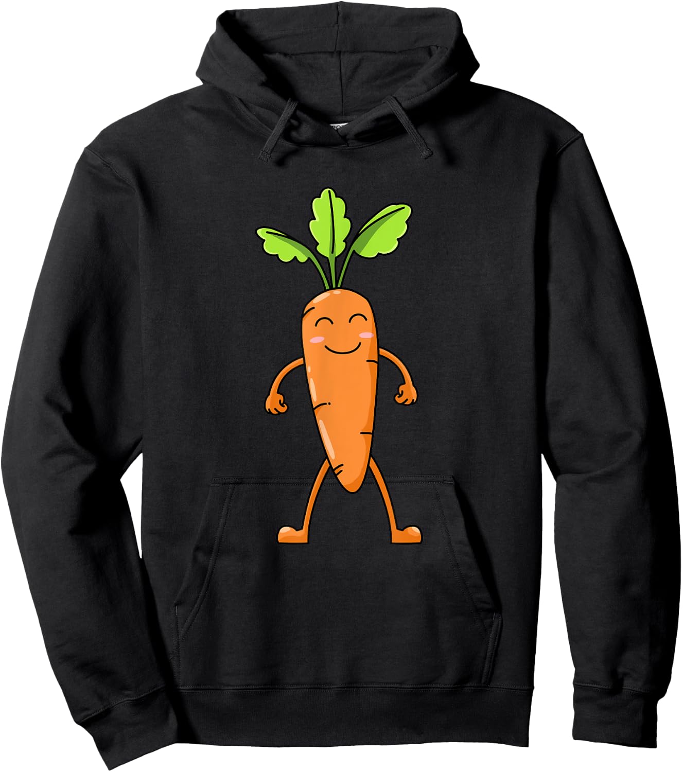 Carrot Vegetable Botanists Vegans Botanists Hoodie - Hoodie | Black