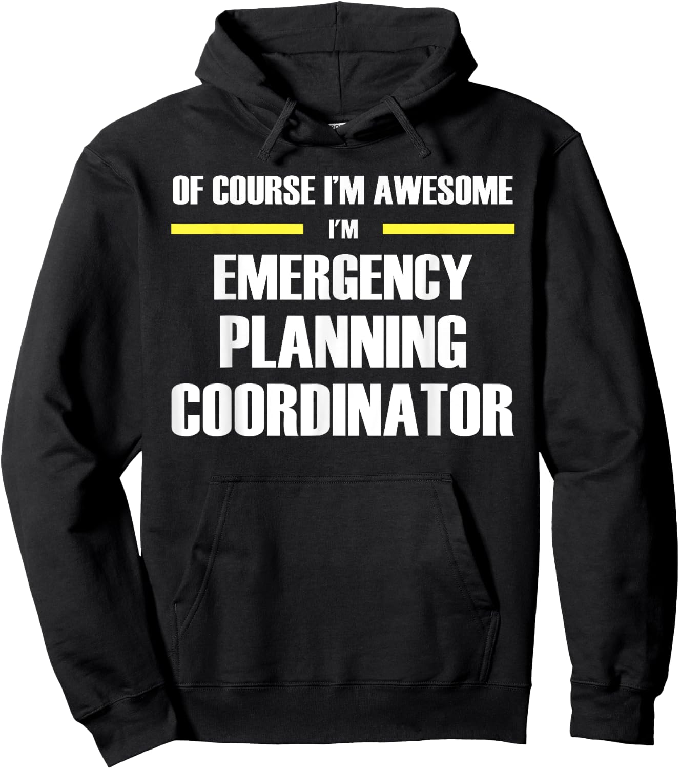 Awesome Emergency Planning Coordinator Hoodie - Hoodie | Black