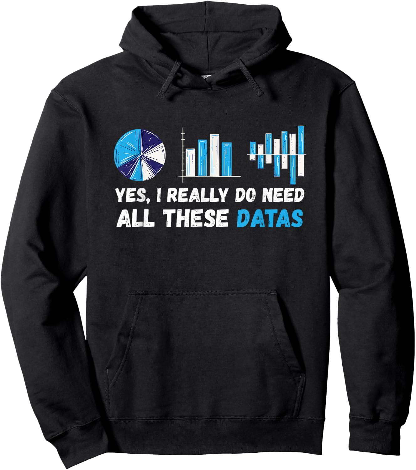 Data Analyst Data Collector Marker Scientist Analyst Hoodie - Hoodie | Black