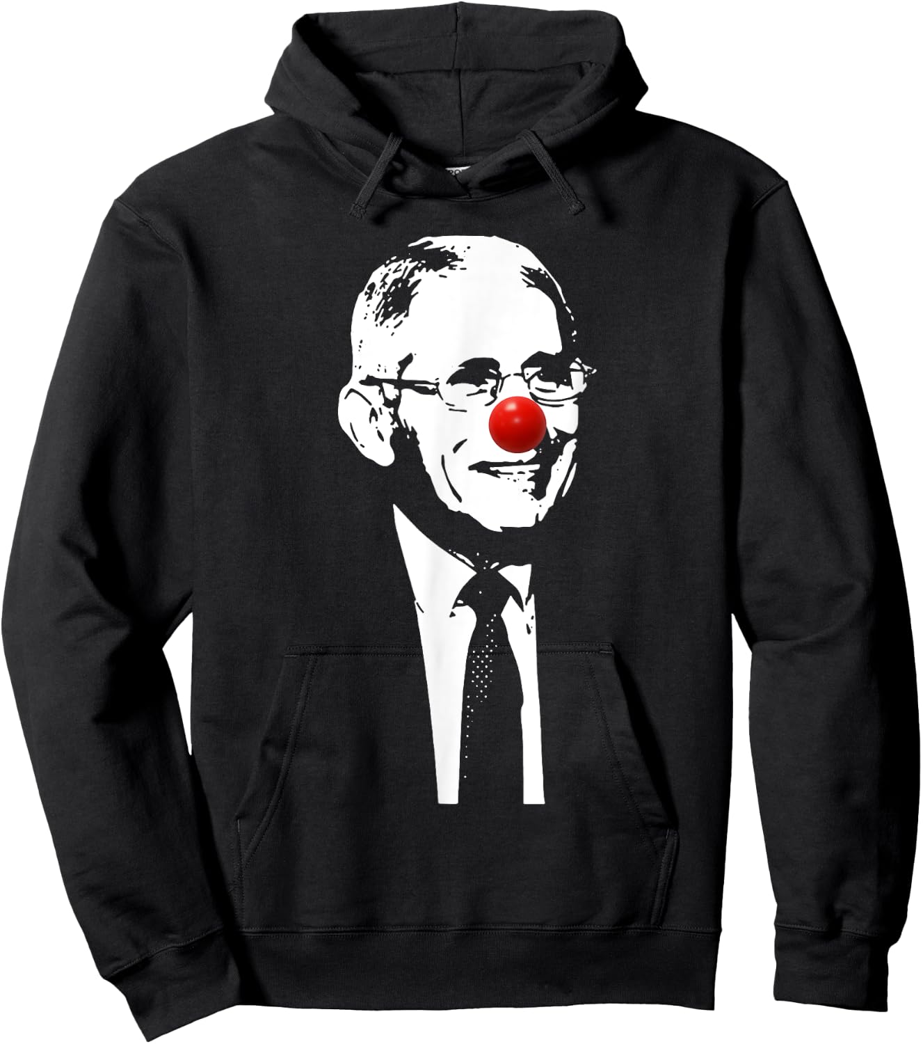 Fauci Clown Hoodie - Hoodie | Black