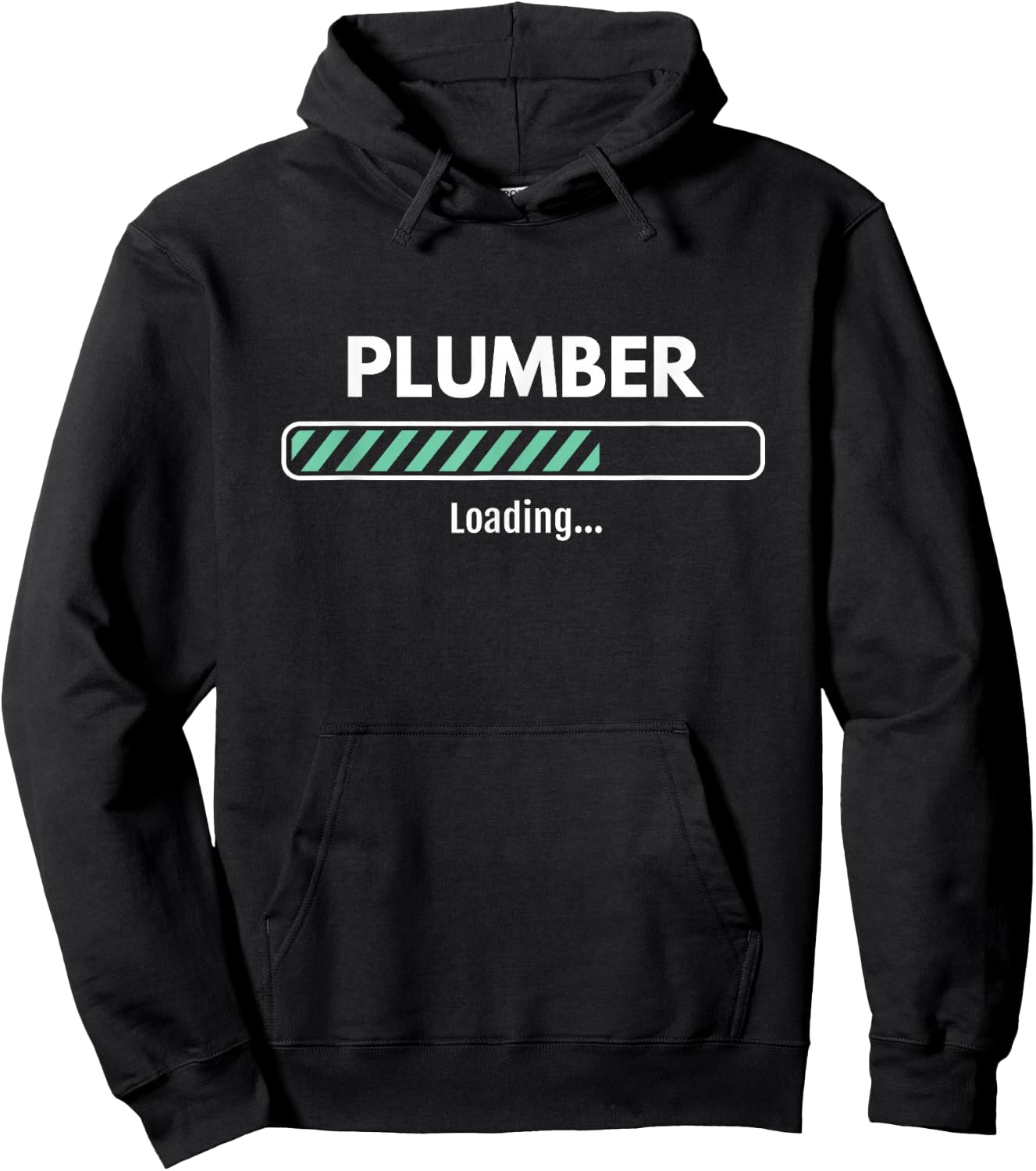 Plumber Loading Studying Plumbing Hoodie - Hoodie | Black