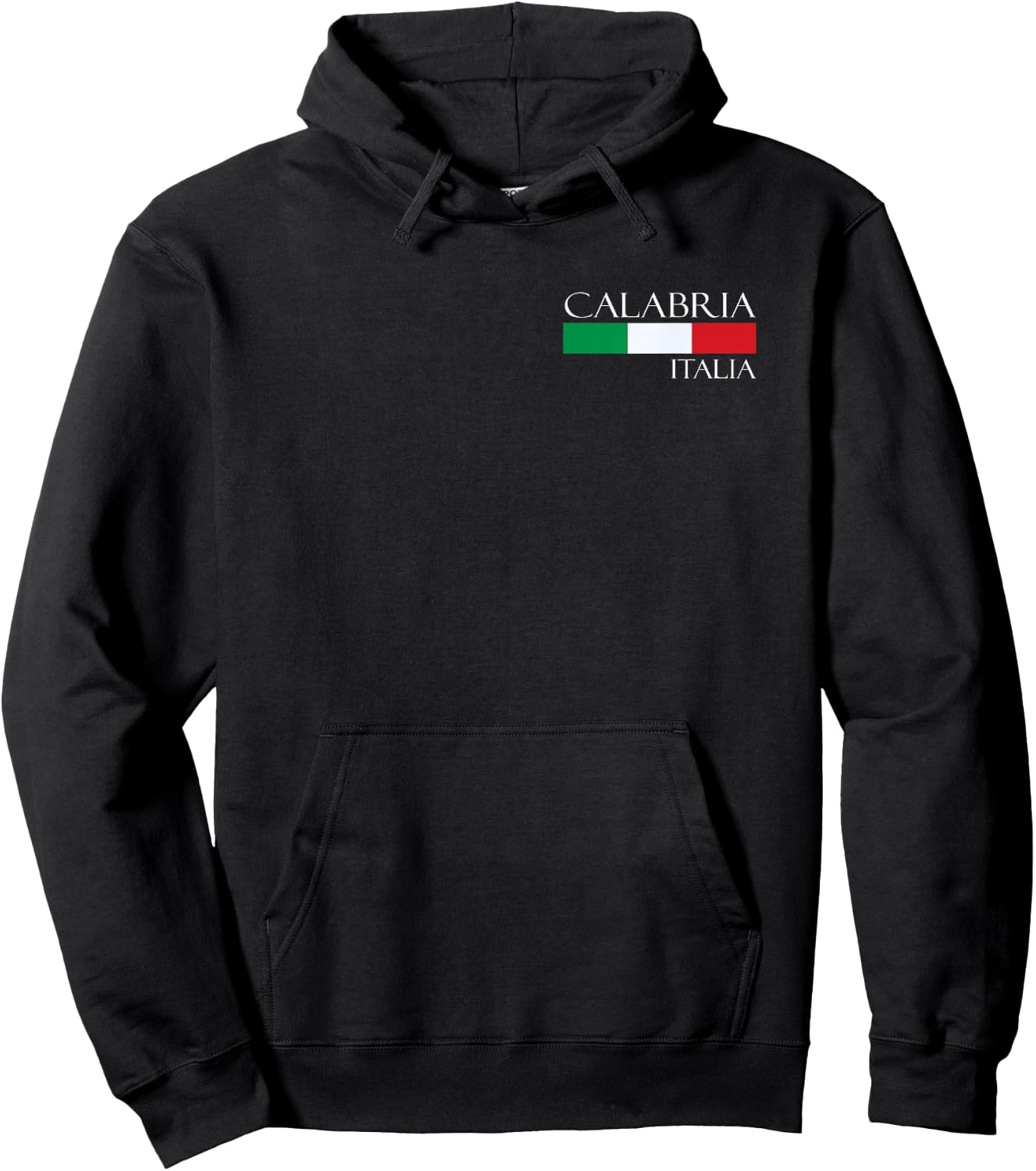 Calabria Italia Italy Flag Vintage Italian Hoodie - Hoodie | Black