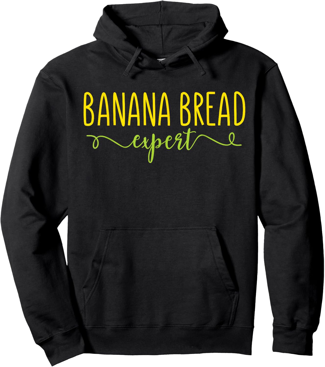 Banana Bread Expert - Funny Banana Bread Baking Outfit Gift Hoodie - Hoodie | Black
