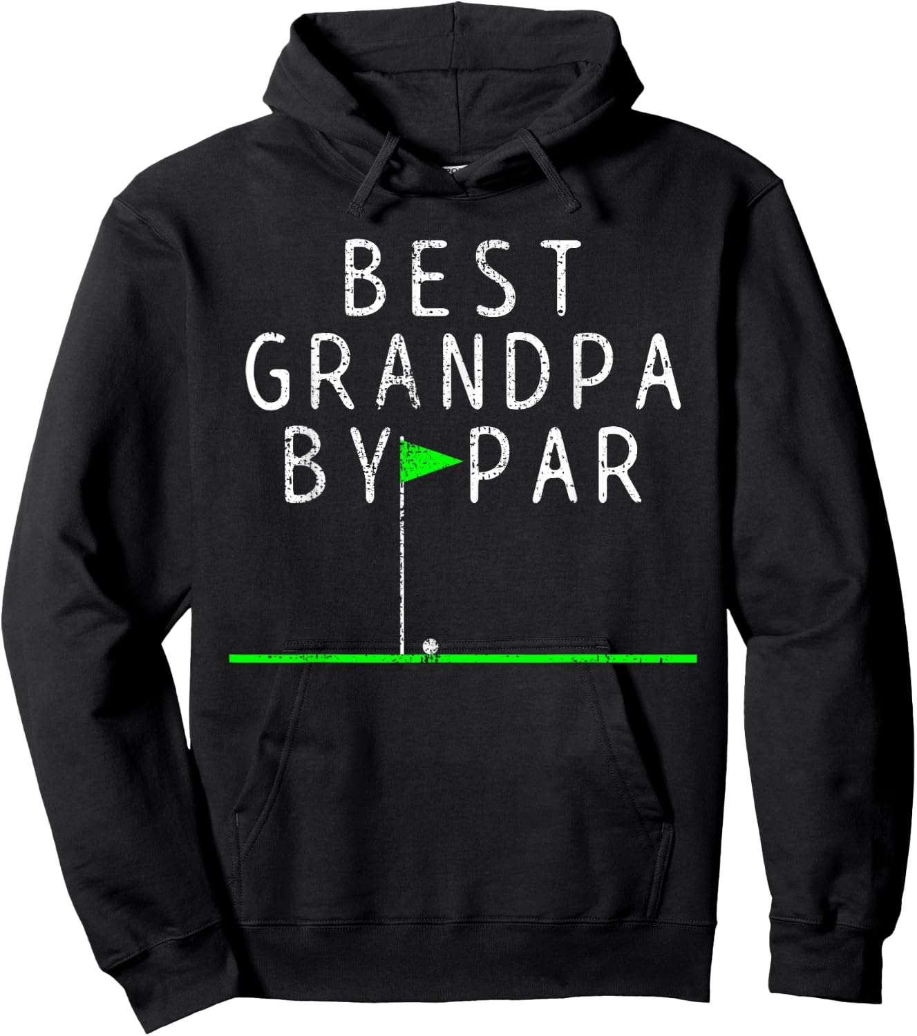 Golf Grandpa Grandfather Gift By Par Hoodie - Hoodie | Black