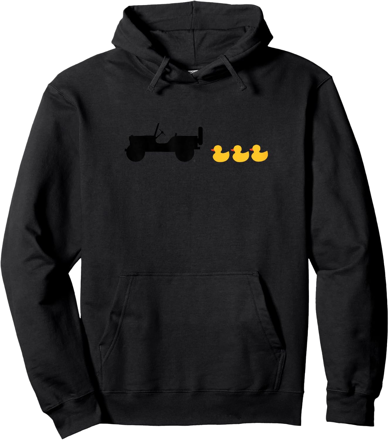 Jeep Willys Ducks Hoodie - Hoodie | Black