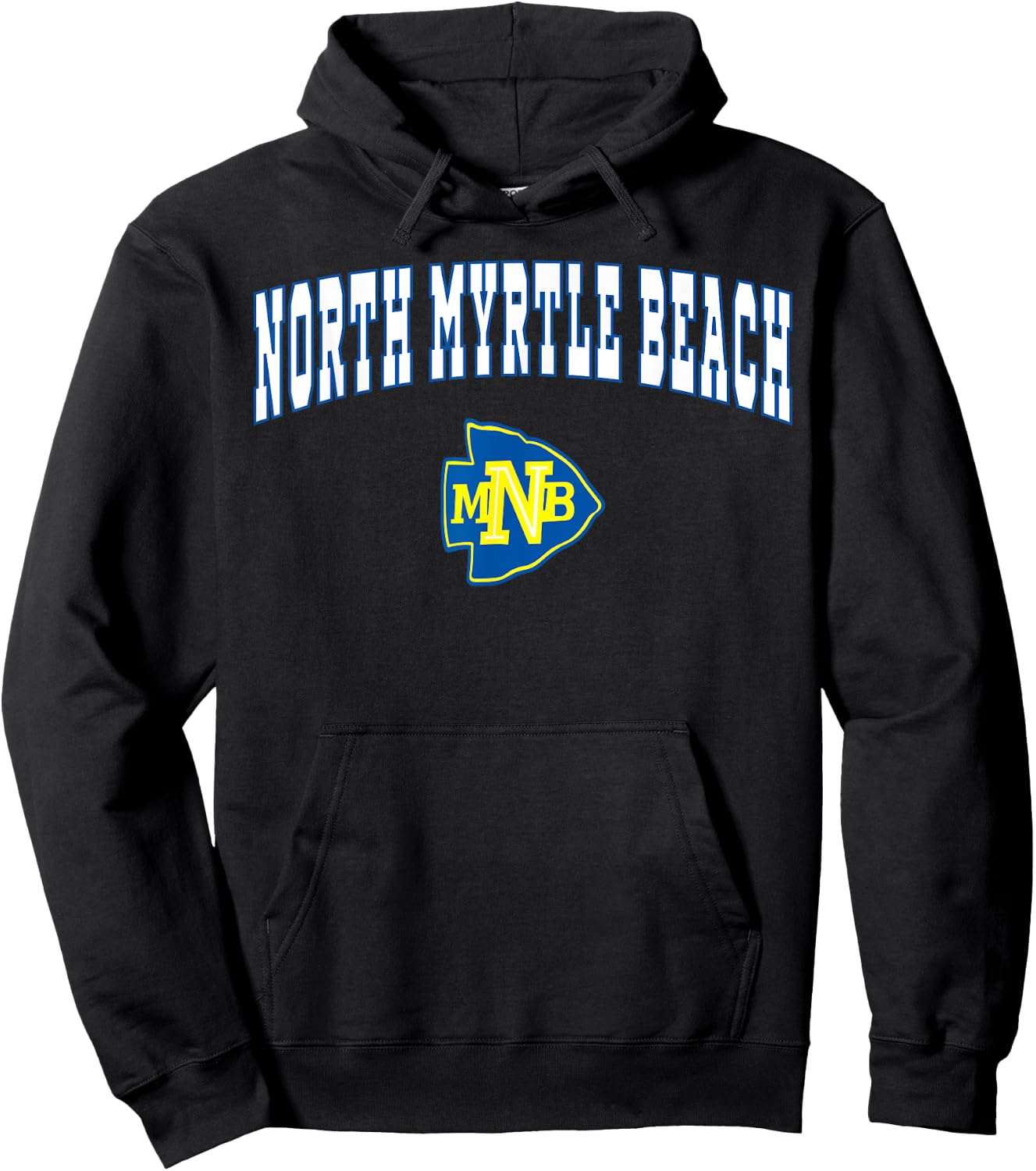 North Myrtle Beach High School Chiefs C2 Men Women Girls Kids Hoodie - Hoodie | Black