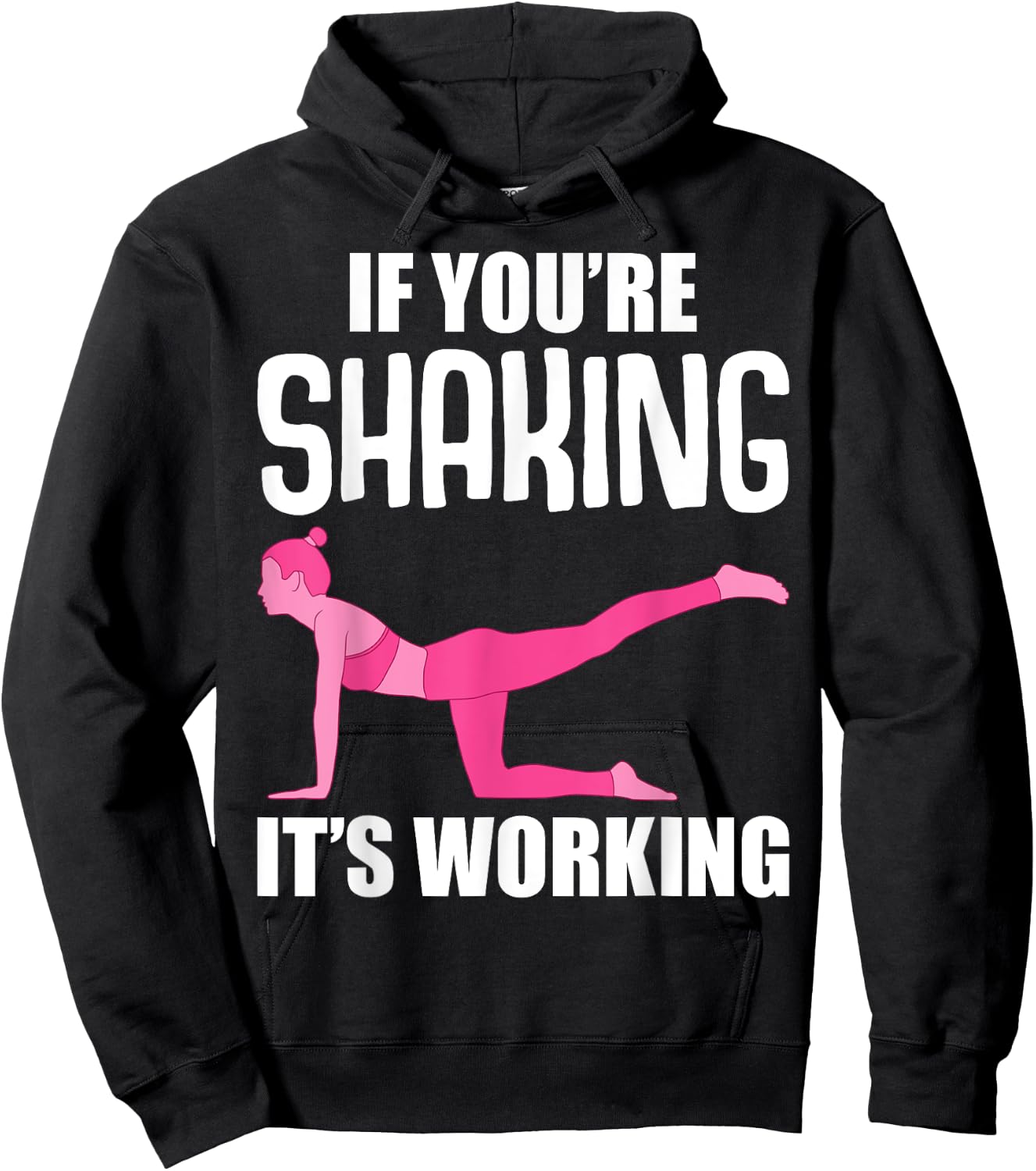 Funny Pilates Men Gym Fitness Instructor Workout Hoodie - Hoodie | Black