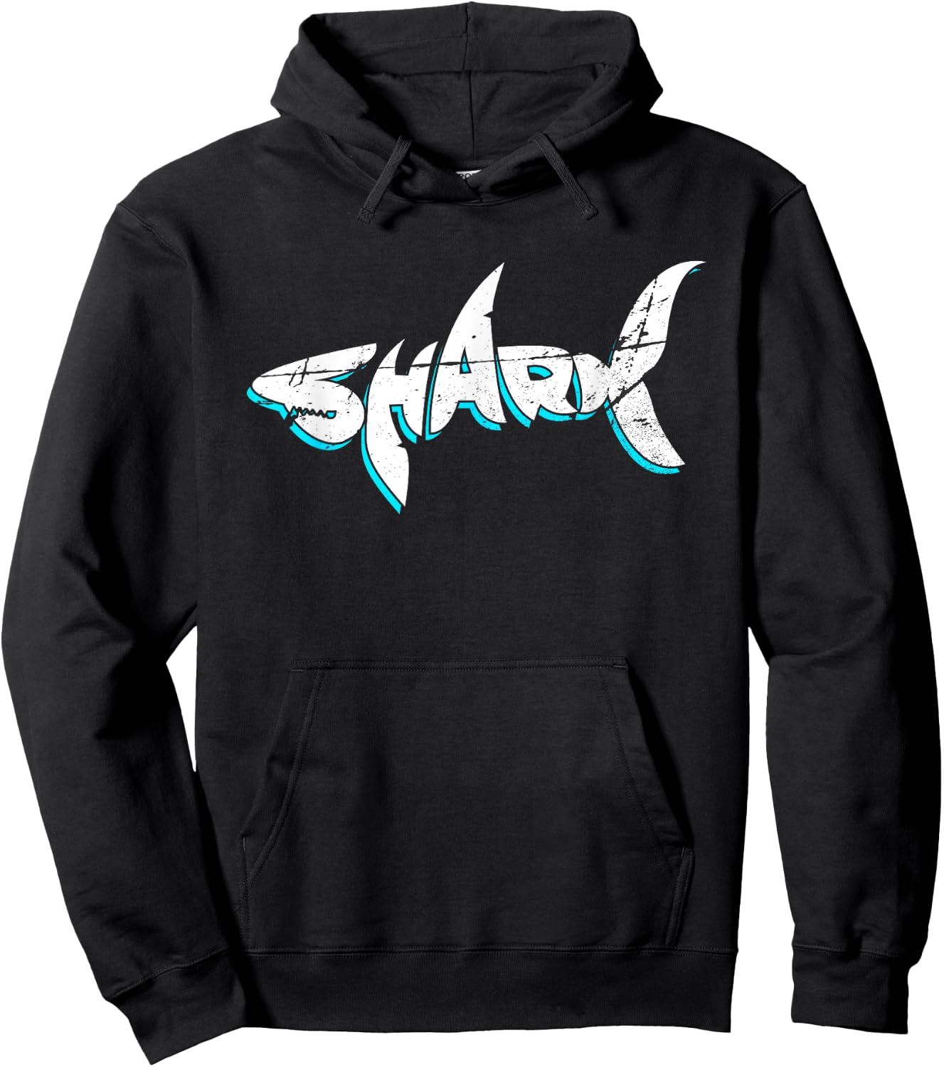 Funny Shark Shirt Boys Hoodie - Hoodie | Black