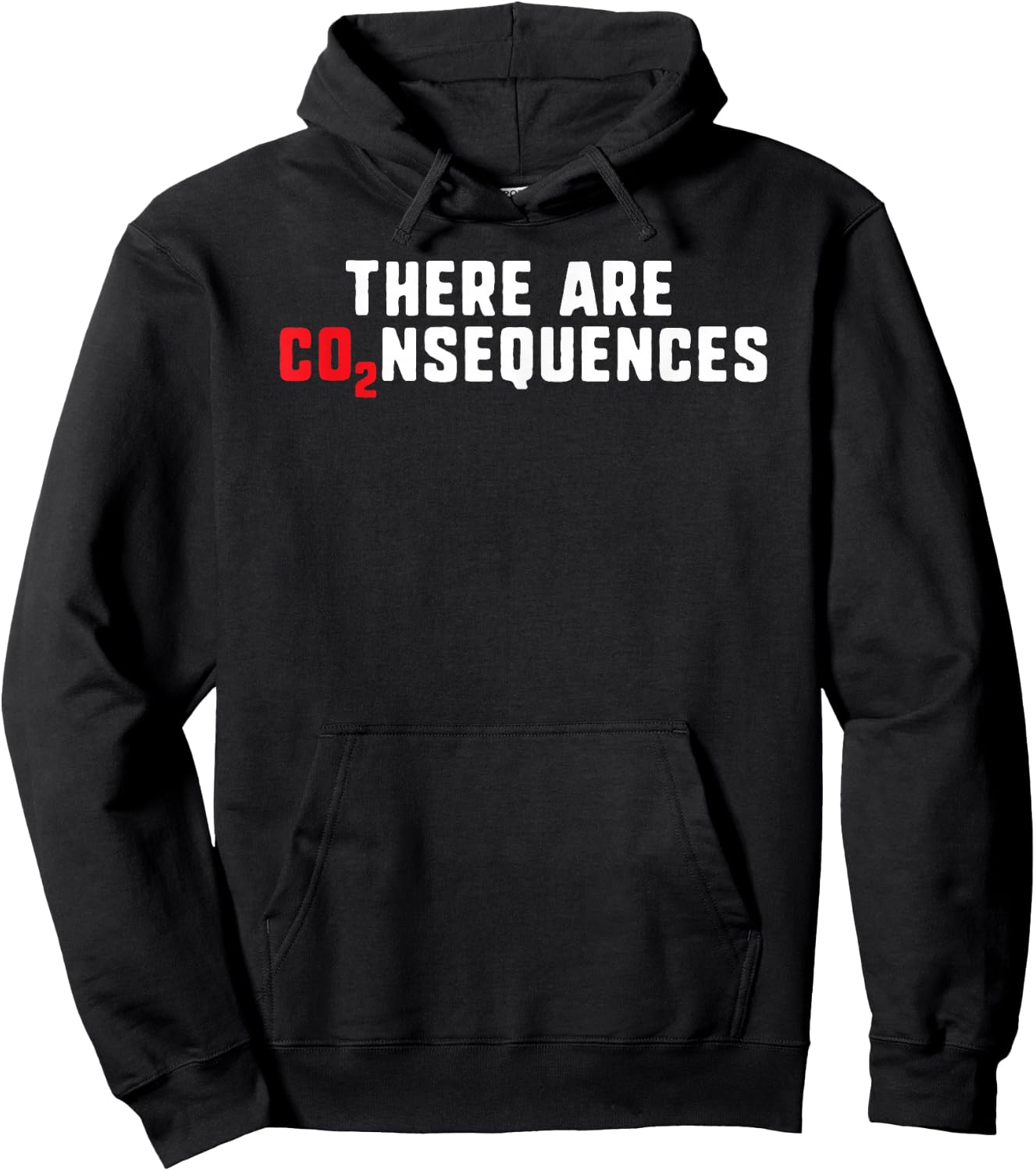 There Are Consequences Co2 Climate Change Protest Hoodie - Hoodie | Black