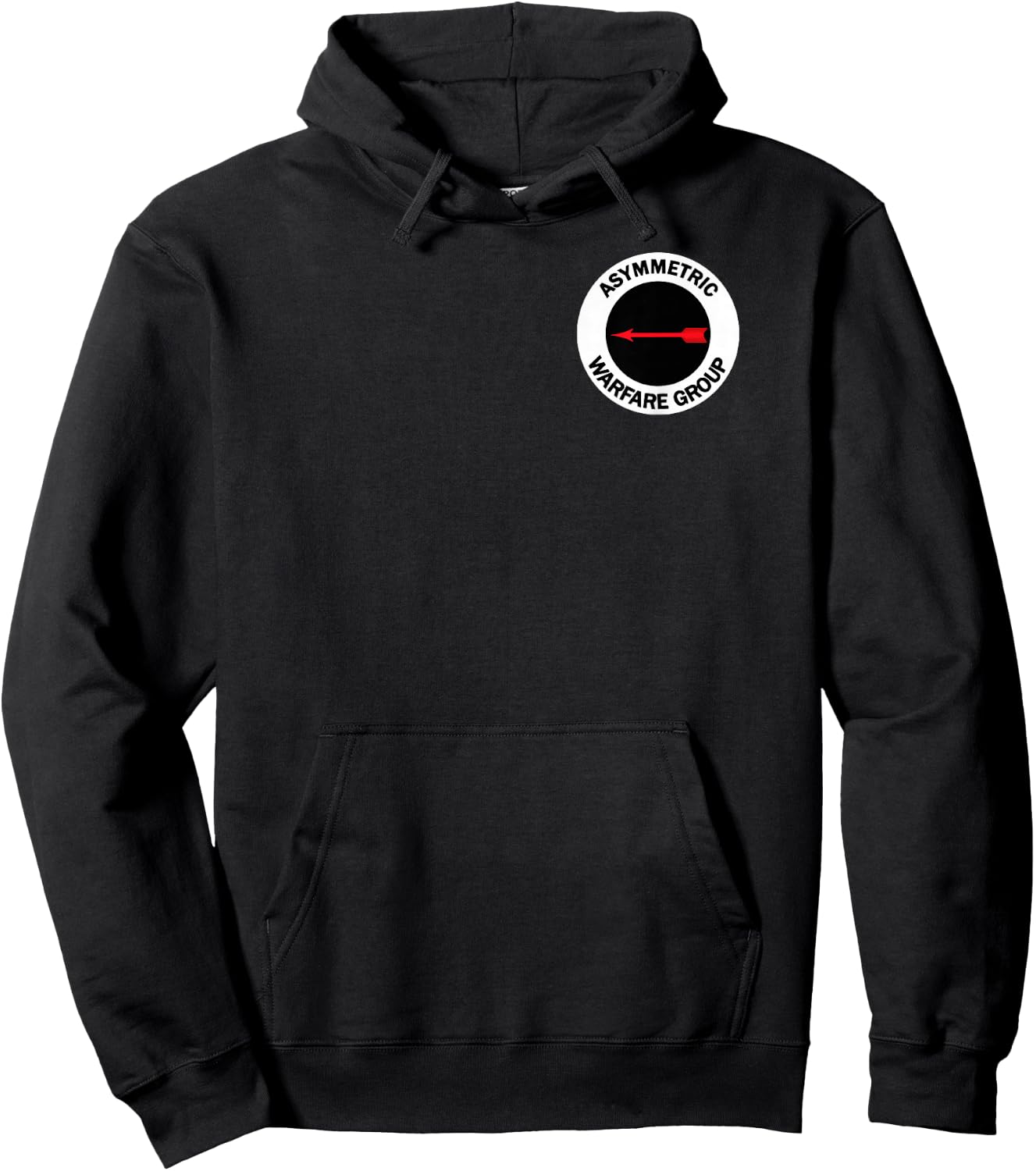 US Army Asymmetrical Warfare Group (AWG) with Text Hoodie - Hoodie | Black