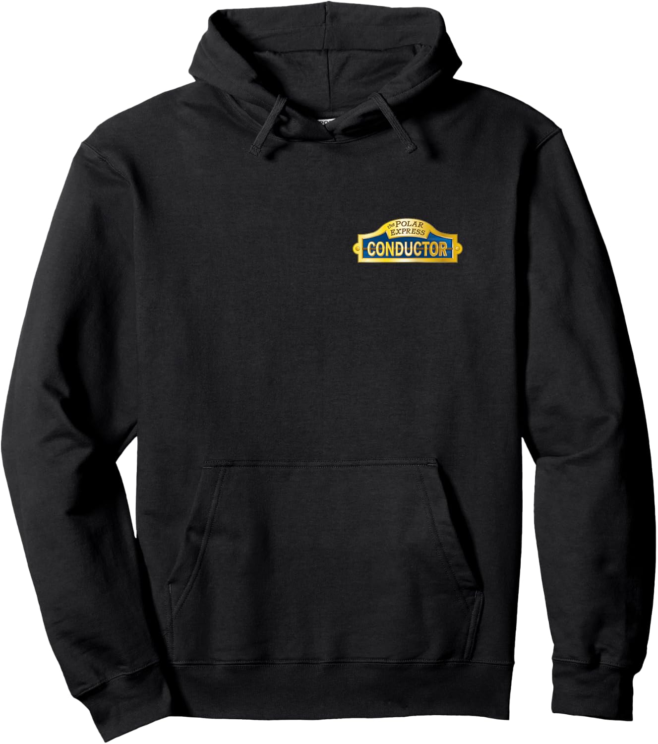 Polar Express Conductor T Shirt Hoodie - Hoodie | Black