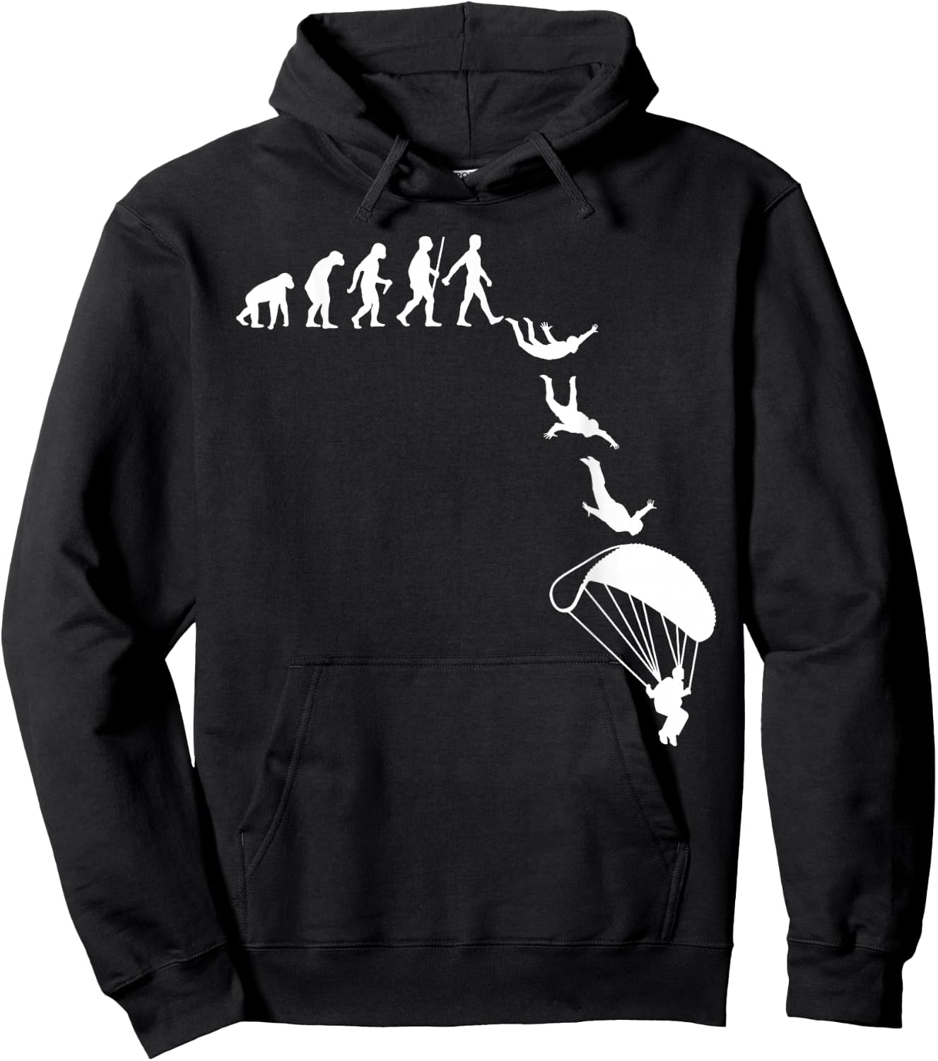 Cool Skydive Design Women Skydiver Skydiving Lovers Hoodie - Hoodie | Black