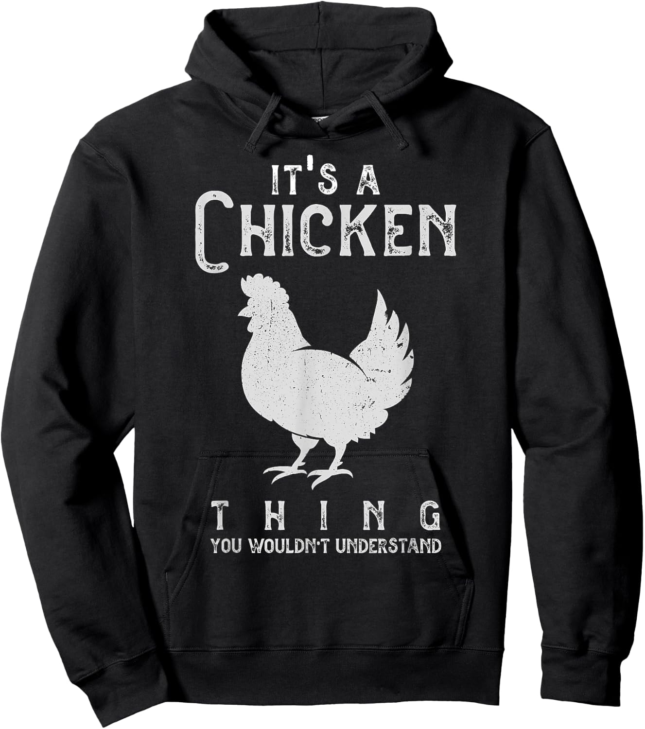 It's A Chicken Thing Funny Chickens Lover Heart Animal Cute Hoodie - Hoodie | Black