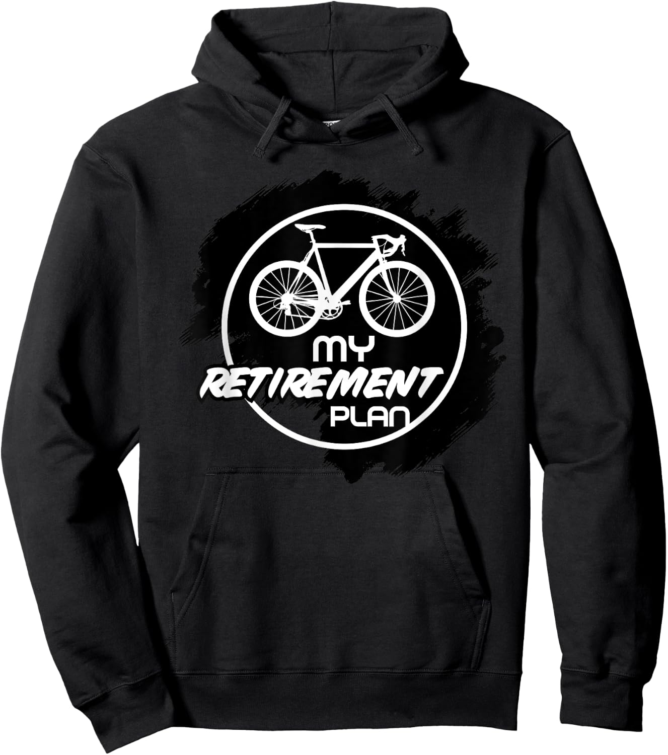 Cyclist Retirement Retired Bike My Retirement Plan Bicycle Hoodie - Hoodie | Black