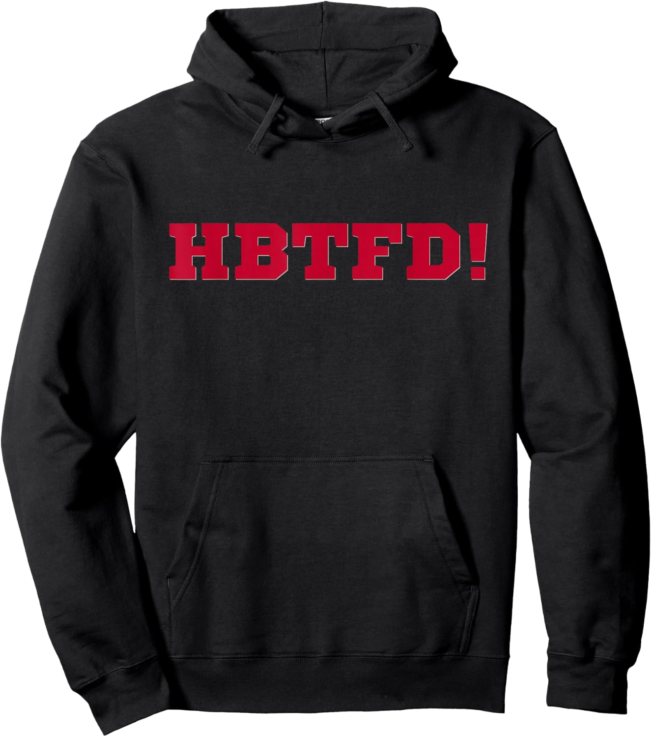 HBTFD! Football Hoodie - Hoodie | Black