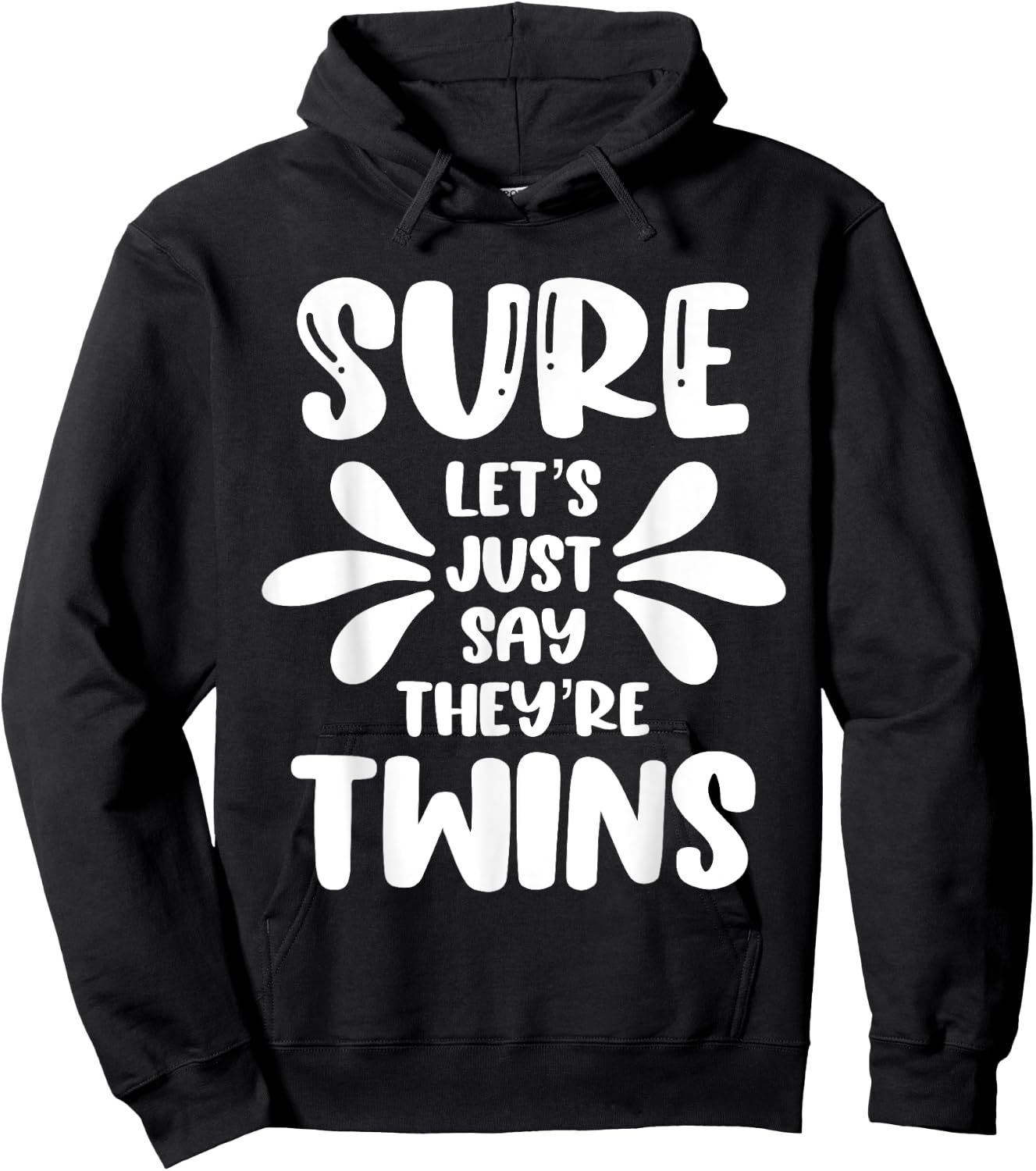 Funny Irish Twins Mom Of 2 Kids Close In Age 2 Boys 2 Girls Hoodie - Hoodie | Black