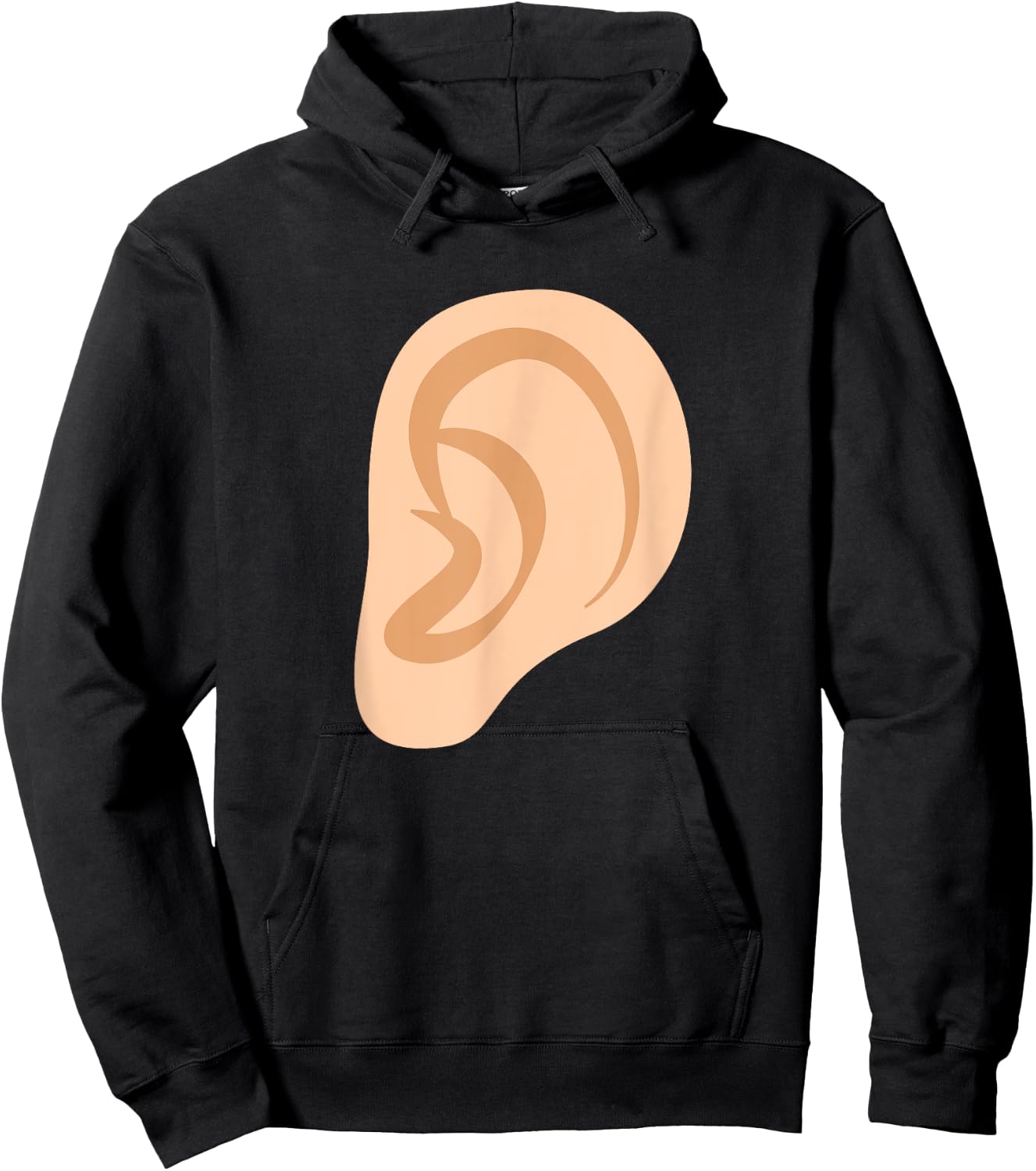 Ear Listening Ears Costume Hoodie - Hoodie | Black