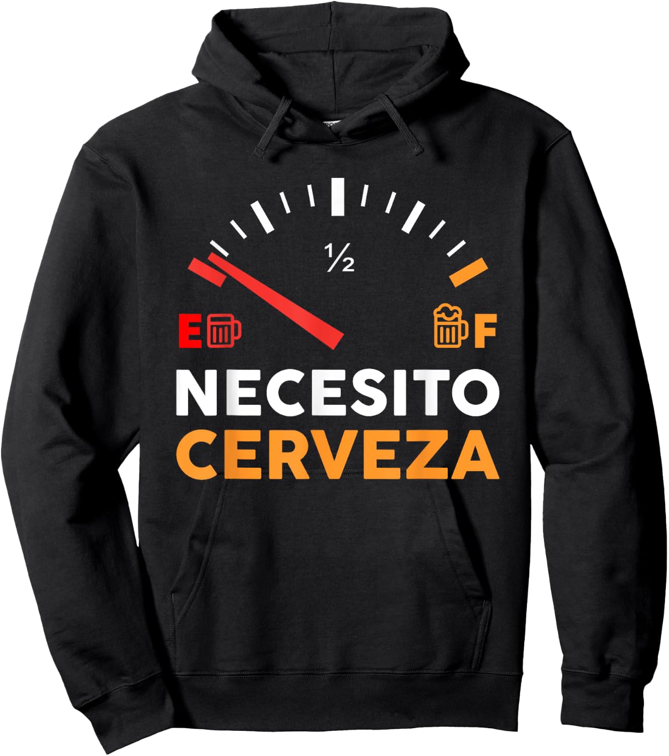 Necesito Cervesa Beer Shirt Oktoberfest Cinco De Mayo Shirt Hoodie - Hoodie | Black