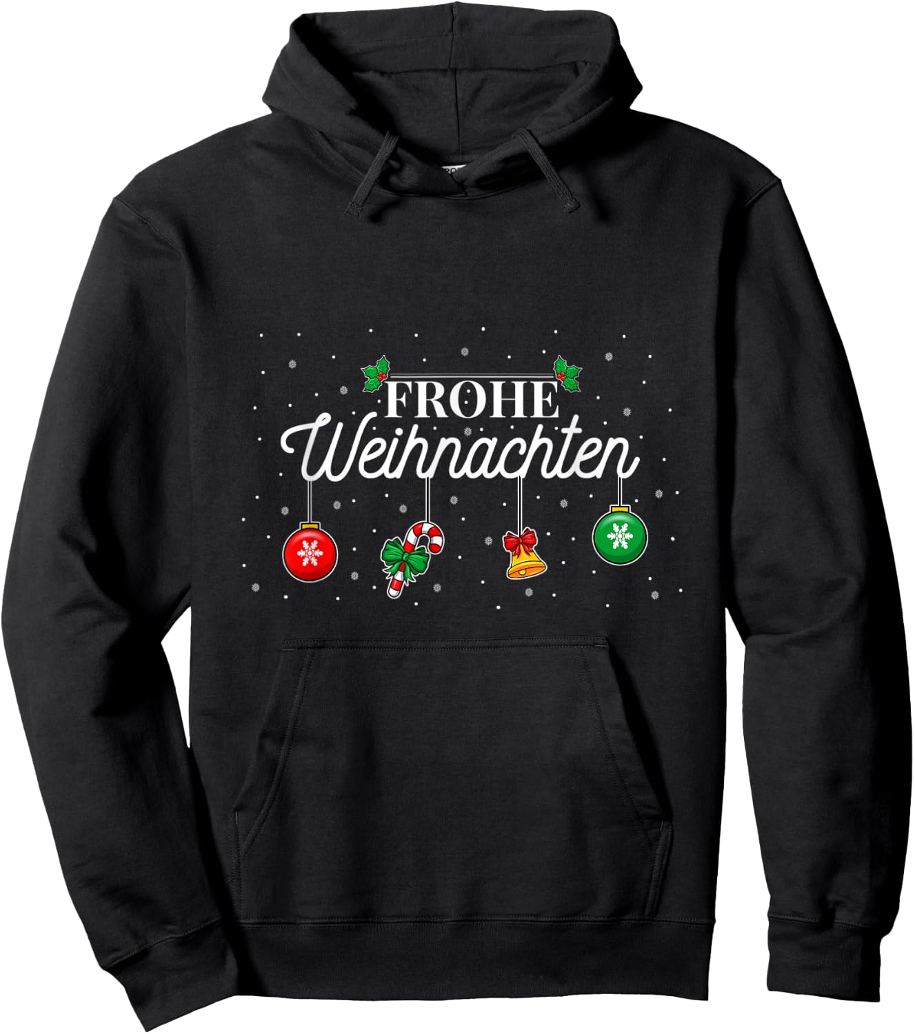 Merry Christmas Xmas Merry Christmas Hoodie - Hoodie | Black