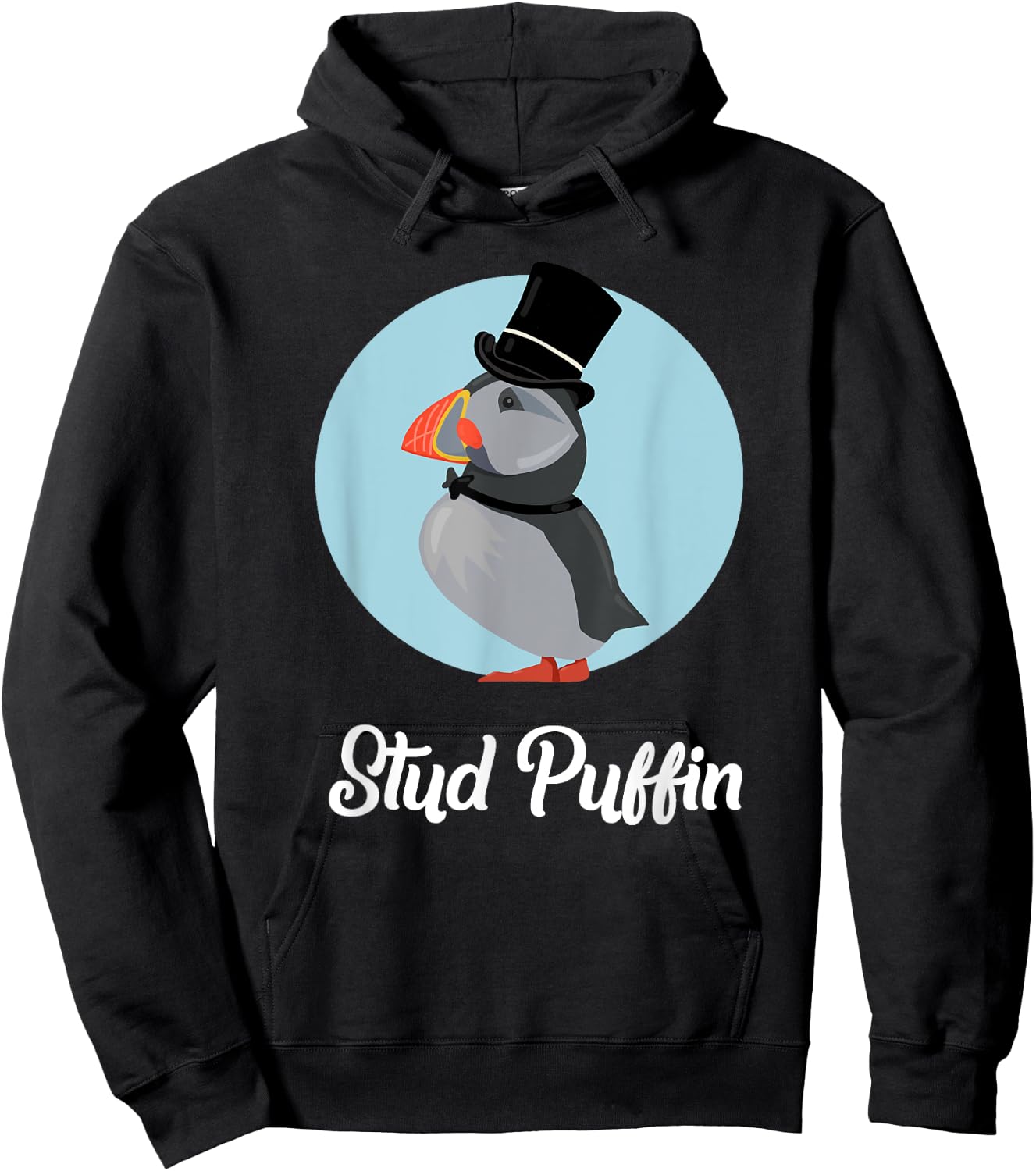 Stud Puffin Seabird Lover Stud Muffin Gift Hoodie - Hoodie | Black