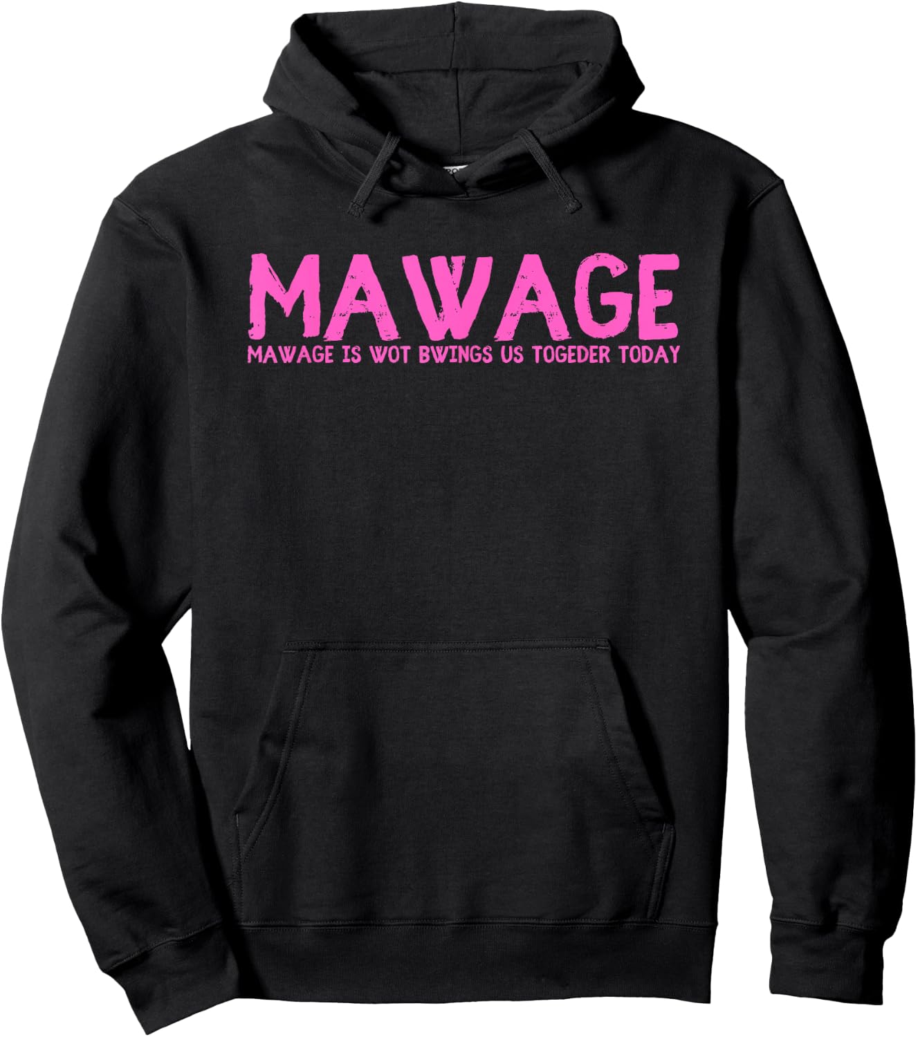 Bride have fun storming the castle the princess Mawage Fan Hoodie - Hoodie | Black