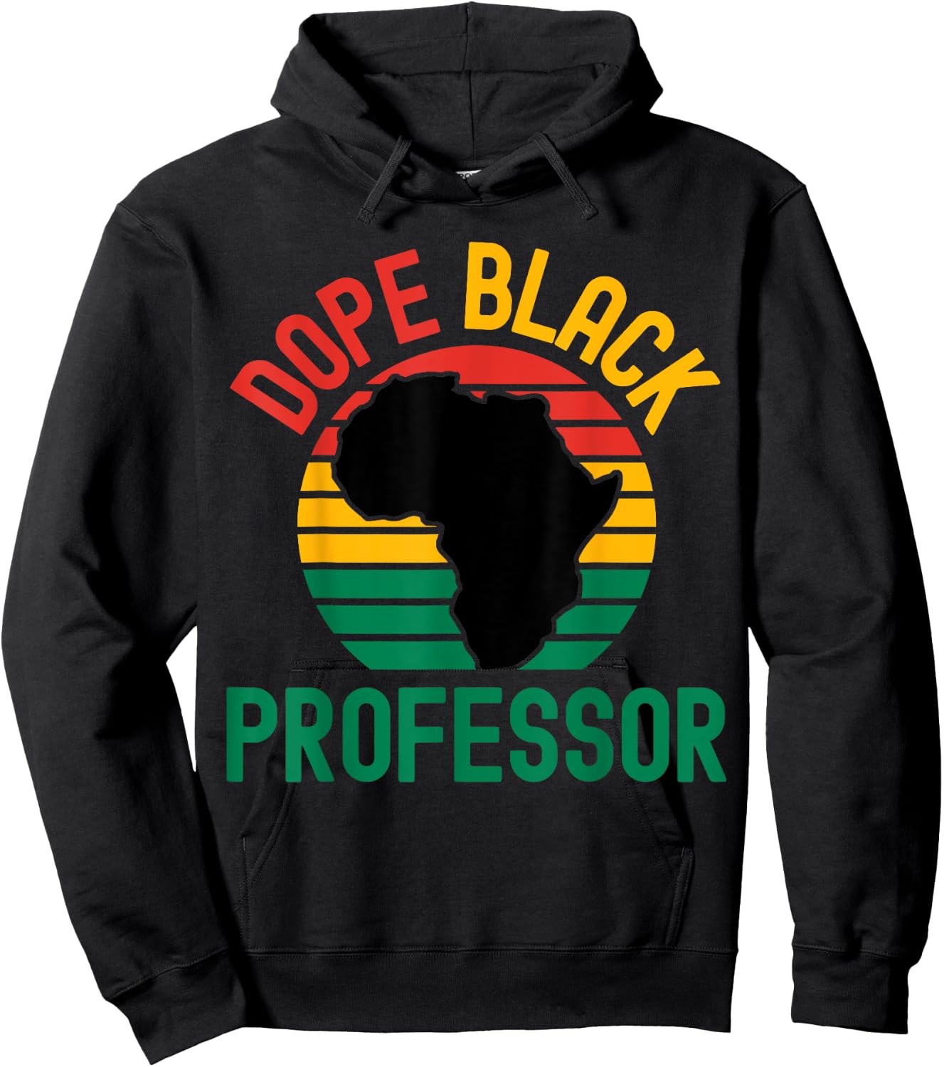 Dope Black Professor - Melanated Professor, Black History Hoodie - Hoodie | Black