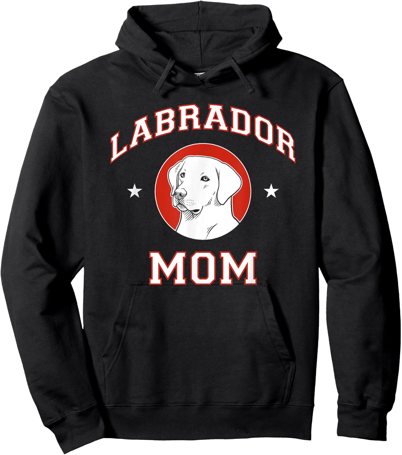 Labrador Retriever Mom Dog Mother Men Women Girls Kids Hoodie - Hoodie | Black