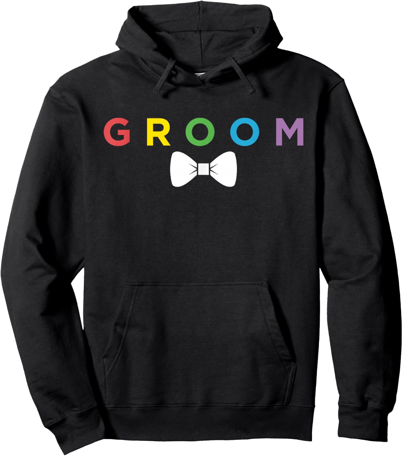 Groom LGBT Gay Bachelor Party Hoodie - Hoodie | Black