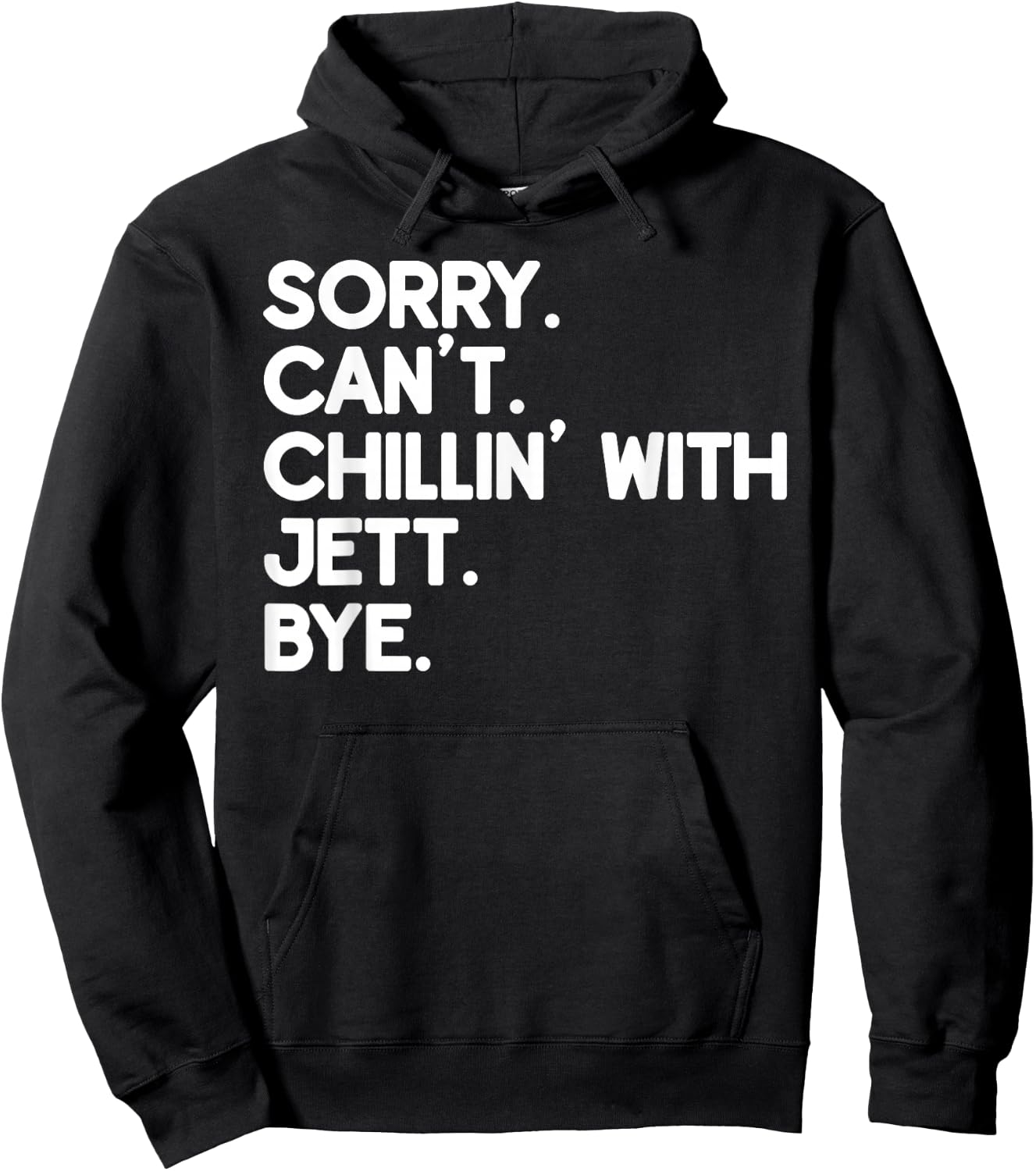 JETT First Name Funny Personalized Named Friend Of Hoodie - Hoodie | Black