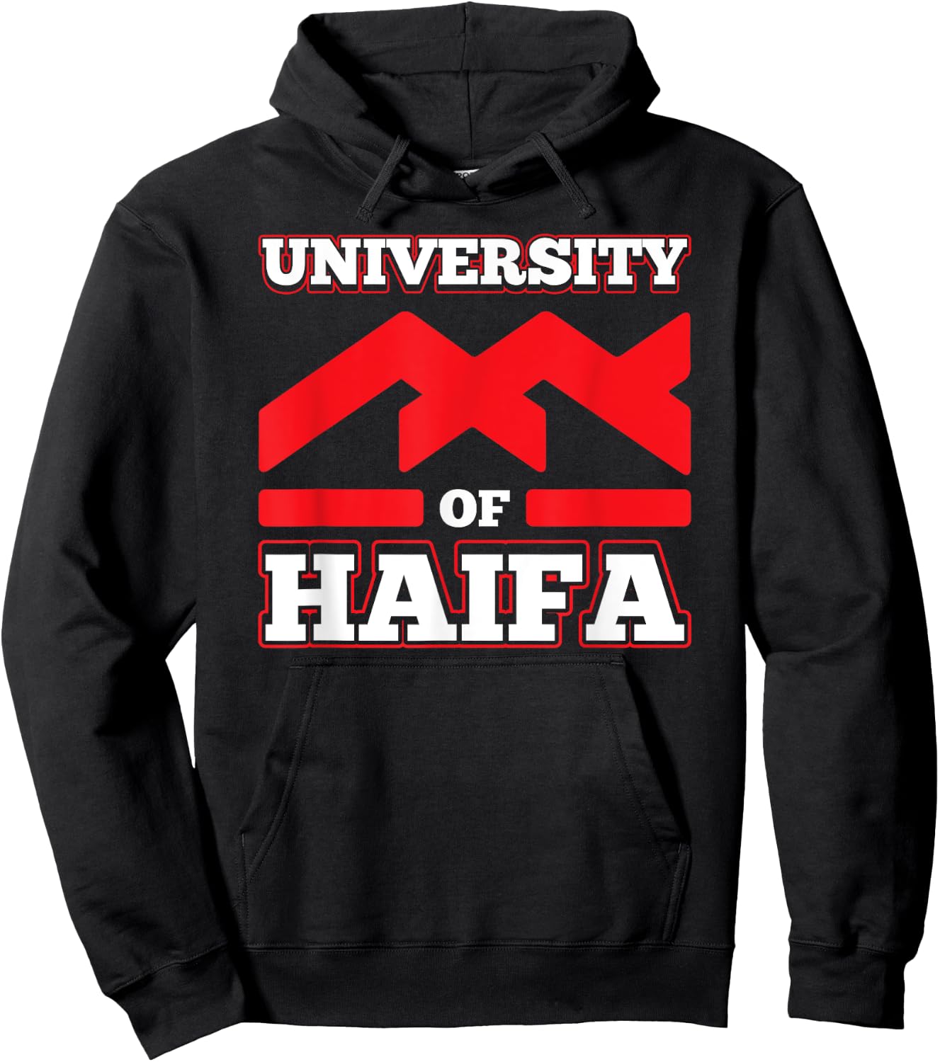 University Of Haifa Israeli University Gift Hoodie - Hoodie | Black