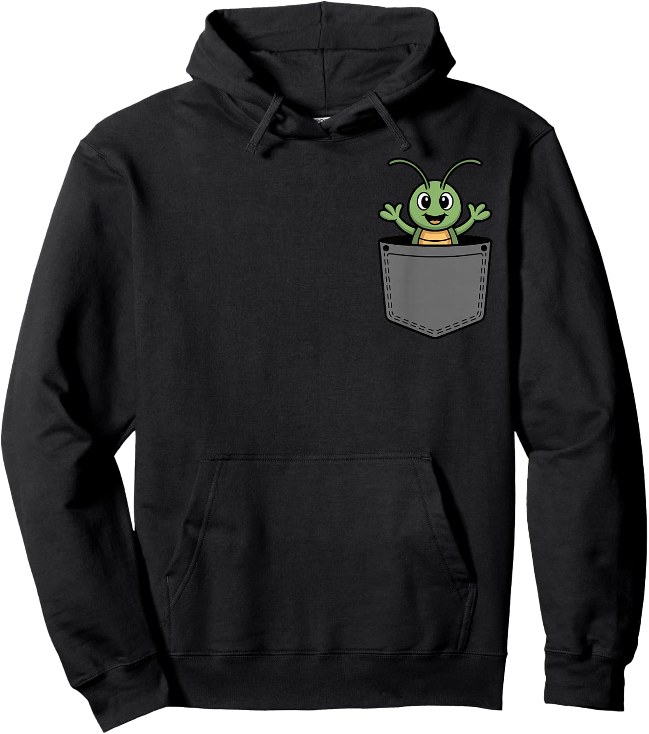 Funny Grasshopper Costume Women Kids Grasshopper Hoodie - Hoodie | Black