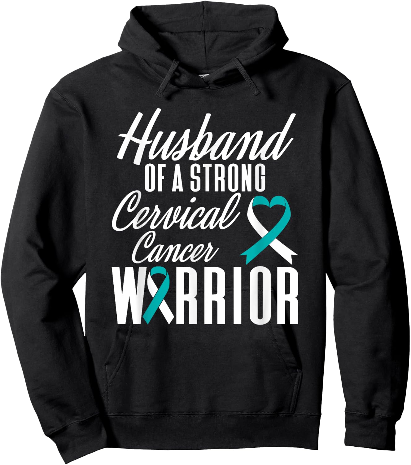 Cervical Cancer Awareness Warrior Survivor Hoodie - Hoodie | Black