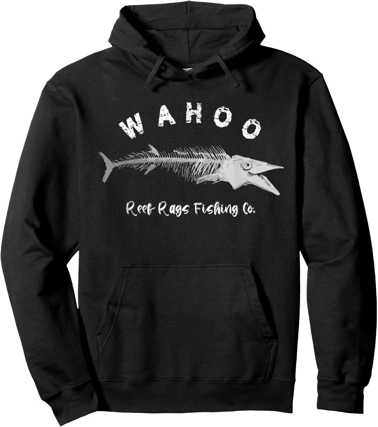 Reef Rags Wahoo Fish Bones Hoodie - Hoodie | Black