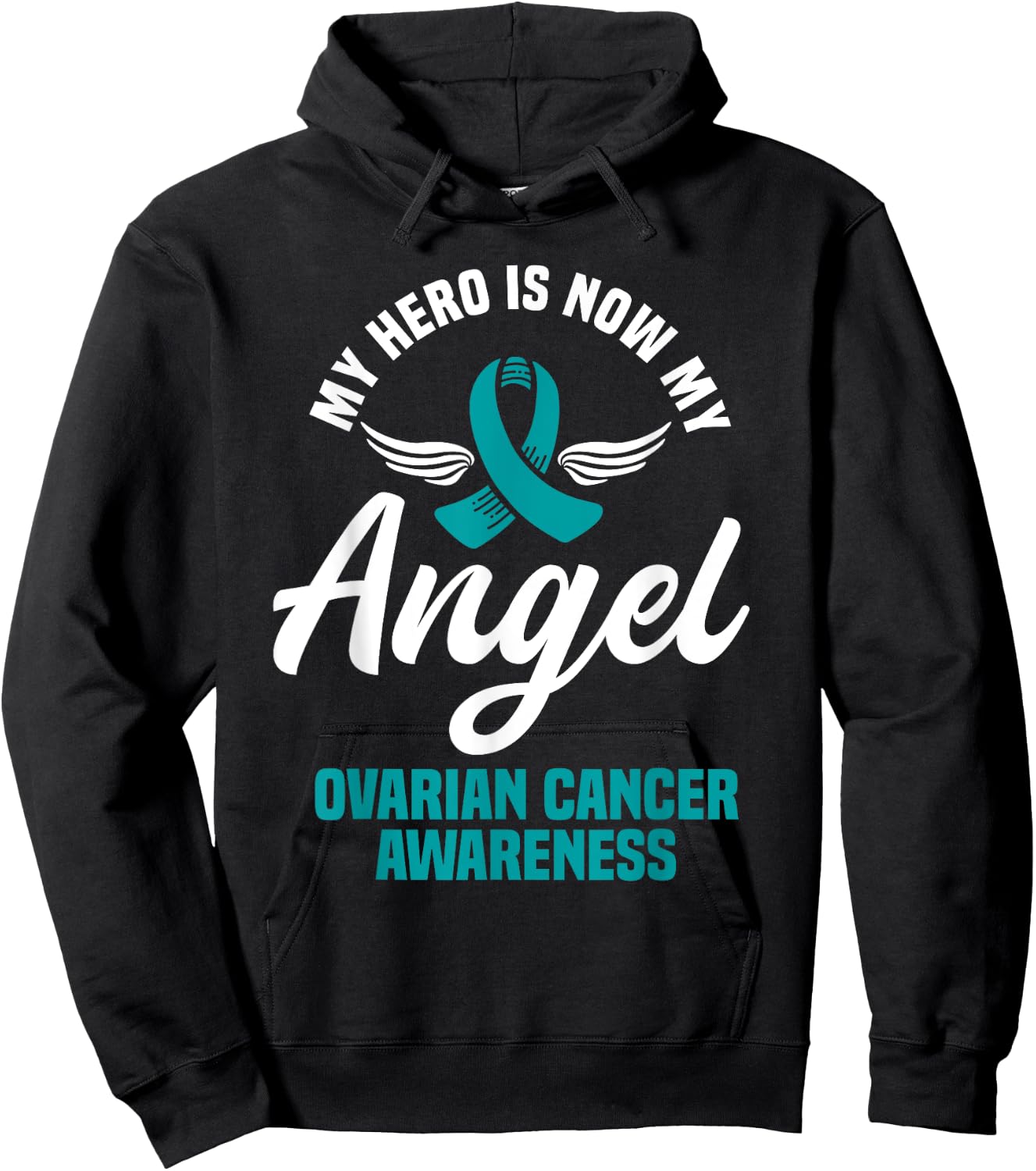 Ovarian Cancer Awareness Mother's Day Hoodie - Hoodie | Black