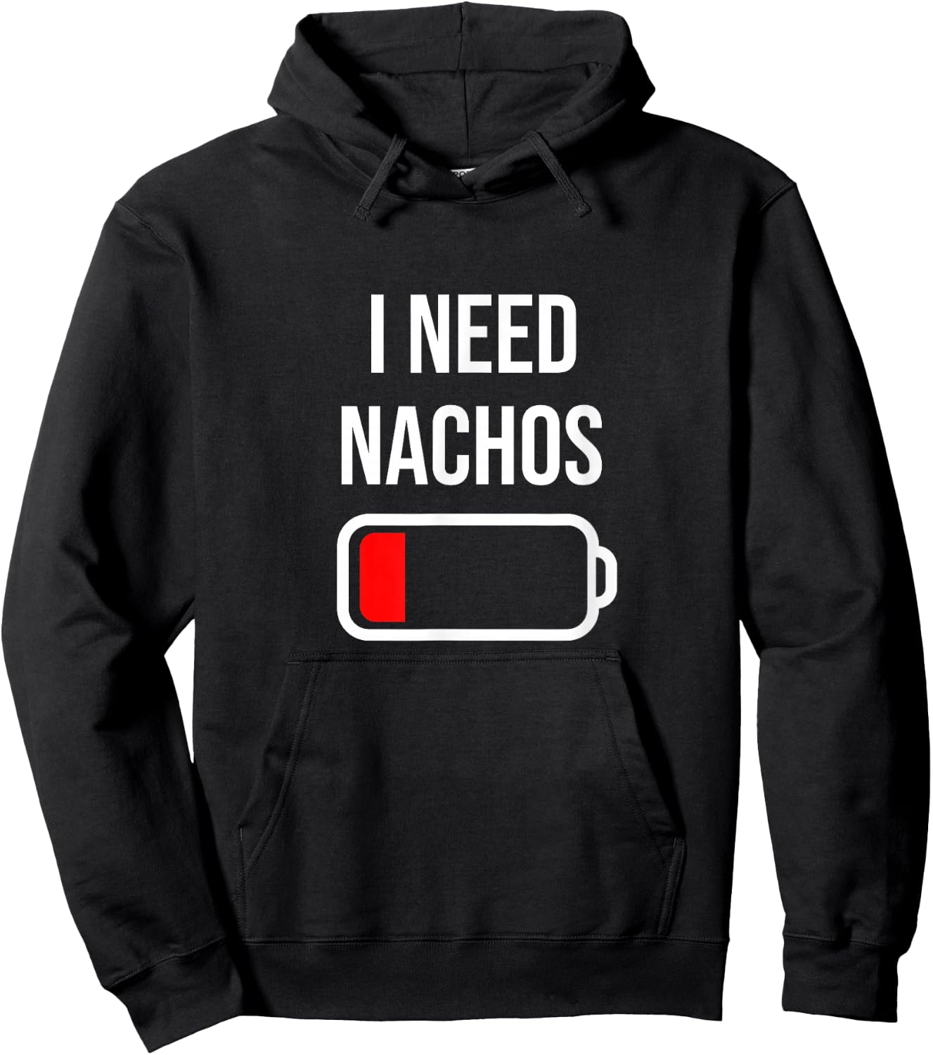 I Need Nachos - Eat Cooking Funny Food Nachos Hoodie - Hoodie | Black