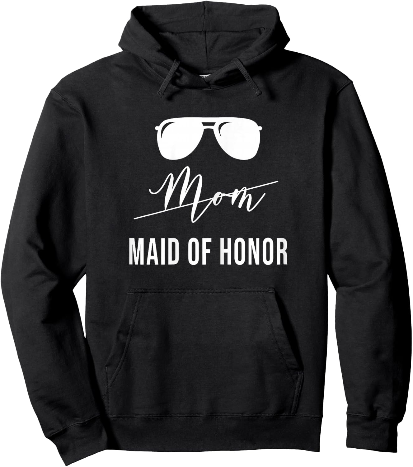 Mom Maid Of Honor Hoodie - Hoodie | Black
