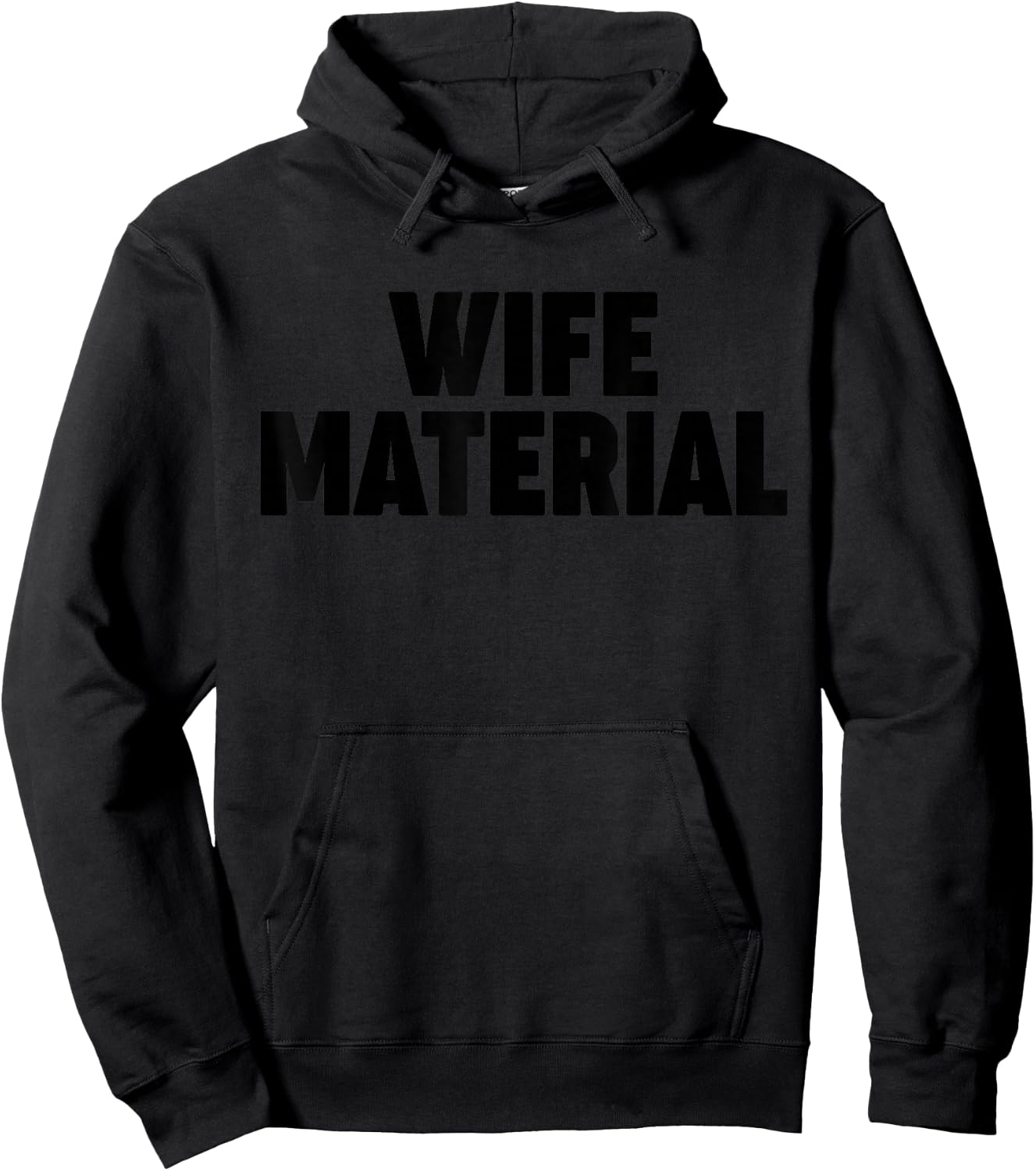 Wife Material Hoodie - Hoodie | Black
