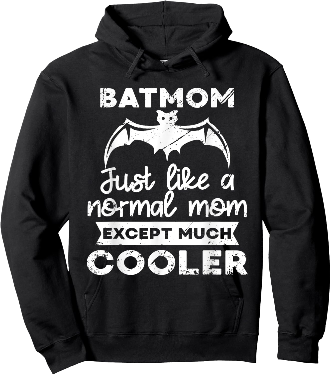 Batmom Just Like Normal Mom Except Much Cooler Halloween Fan Hoodie - Hoodie | Black