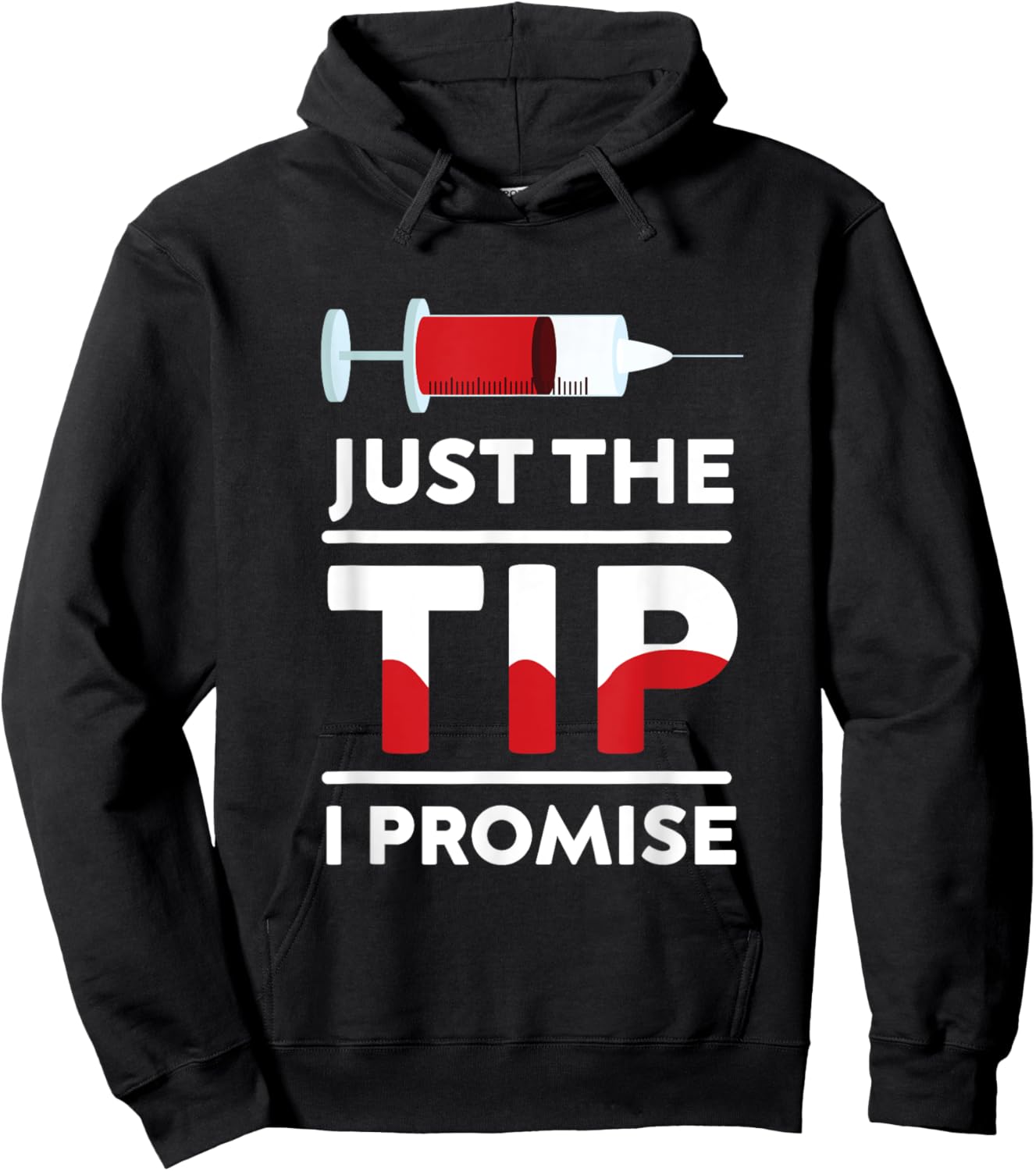 Phlebotomist Phlebotomy Blood Donor Tip Promise Syringe Gift Hoodie - Hoodie | Black