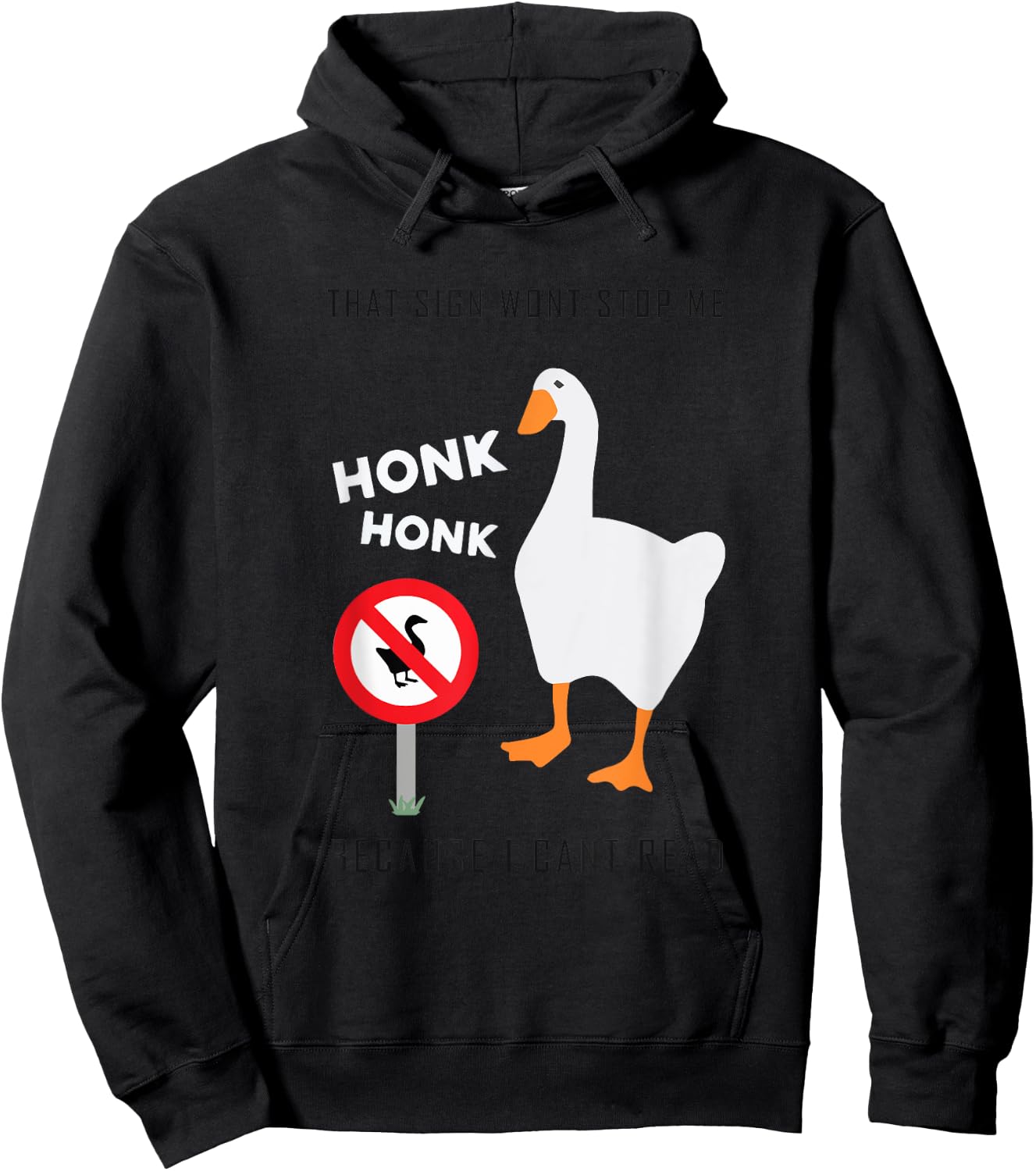 Untitled Goose Game Funny Hoodie - Hoodie | Black