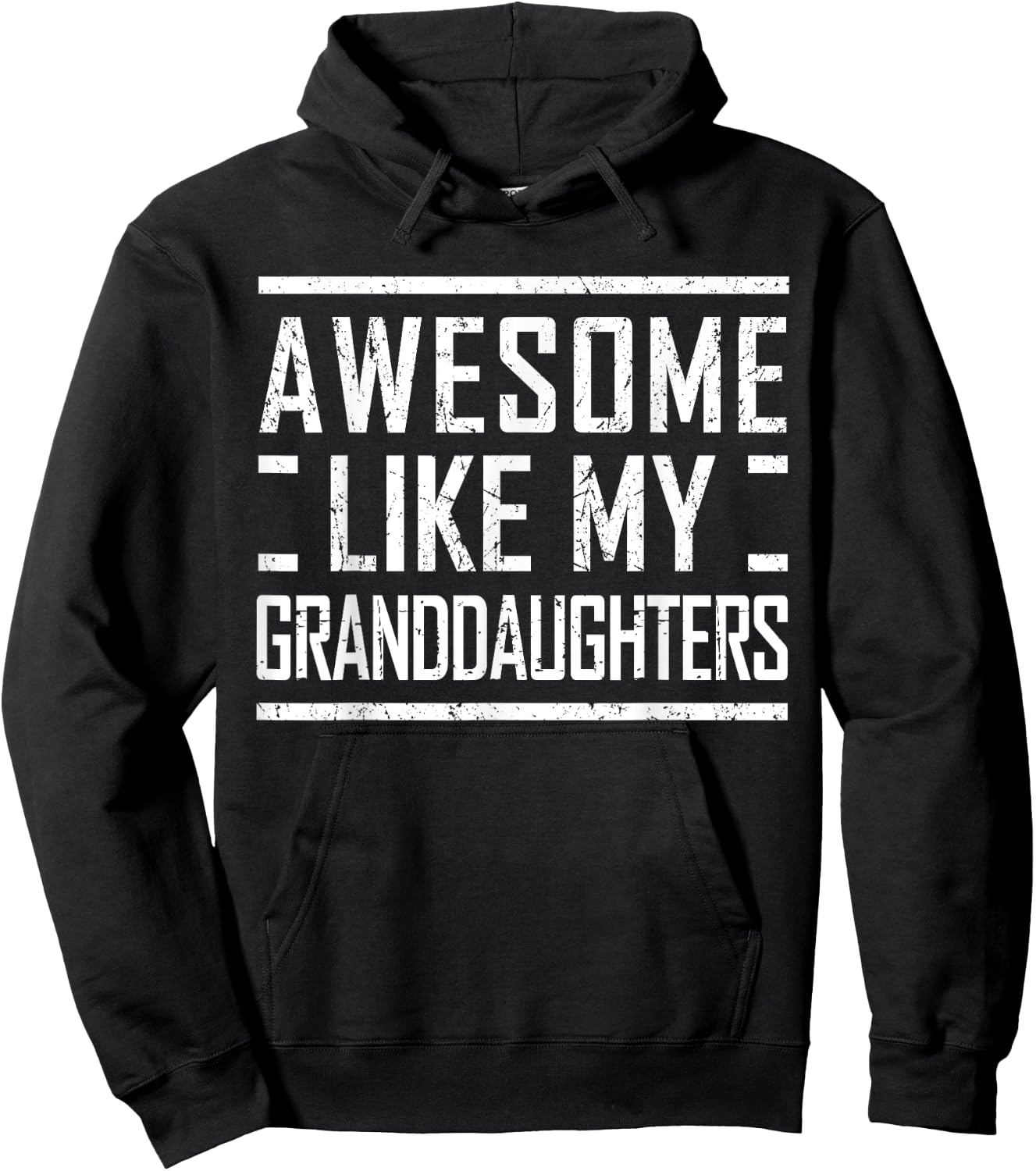 Grandpa from Granddaughters Awesome Like My Granddaughters Hoodie - Hoodie | Black